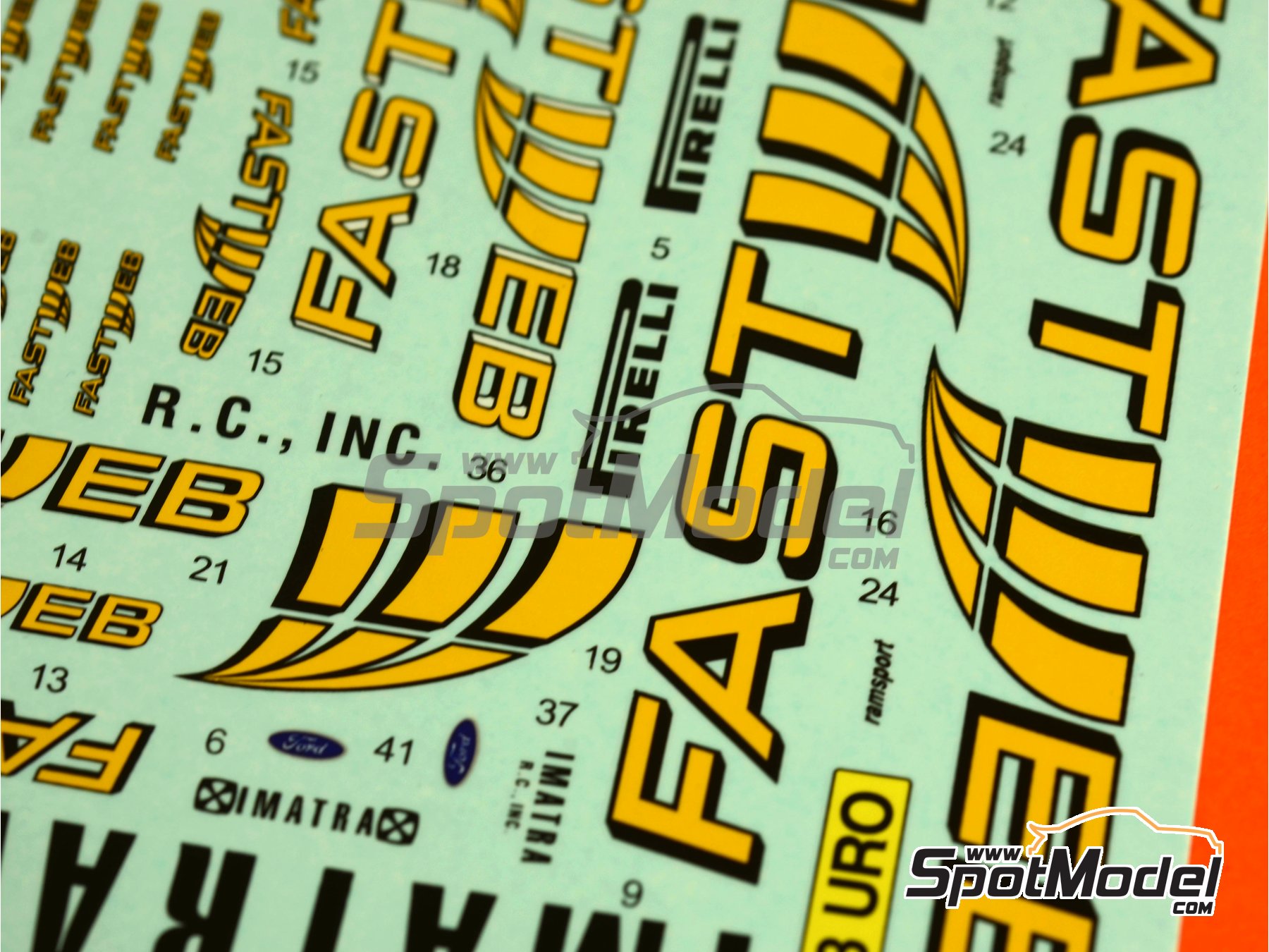 Image 5: Ford Focus WRC sponsored by Imatra - Monza Rally 2006 | Marking / livery in 1/24 scale manufactured by Reji Model (ref.&nbsp;REJI-130, also 130)