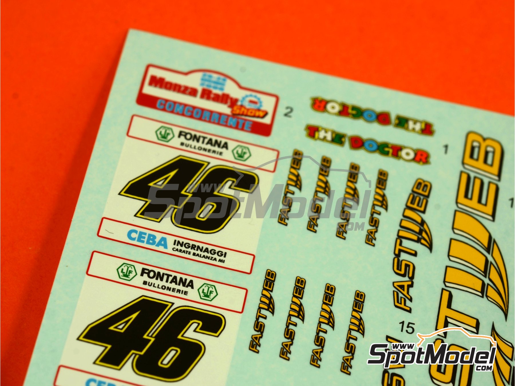 Image 7: Ford Focus WRC sponsored by Imatra - Monza Rally 2006 | Marking / livery in 1/24 scale manufactured by Reji Model (ref.&nbsp;REJI-130, also 130)