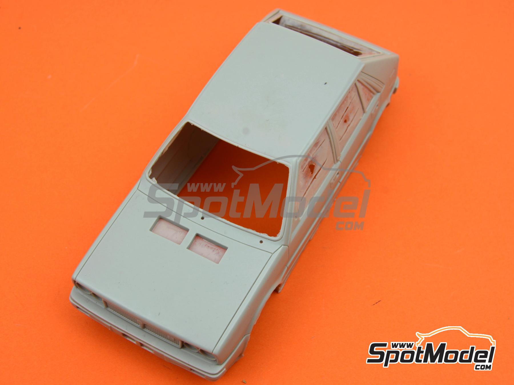 Image 12: Lancia Delta HF 4WD sponsored by Bastos Texaco - Boucles de SPA 1987 | Marking / livery in 1/24 scale manufactured by Reji Model (ref.&nbsp;REJI-146, also 146 and REJI146)