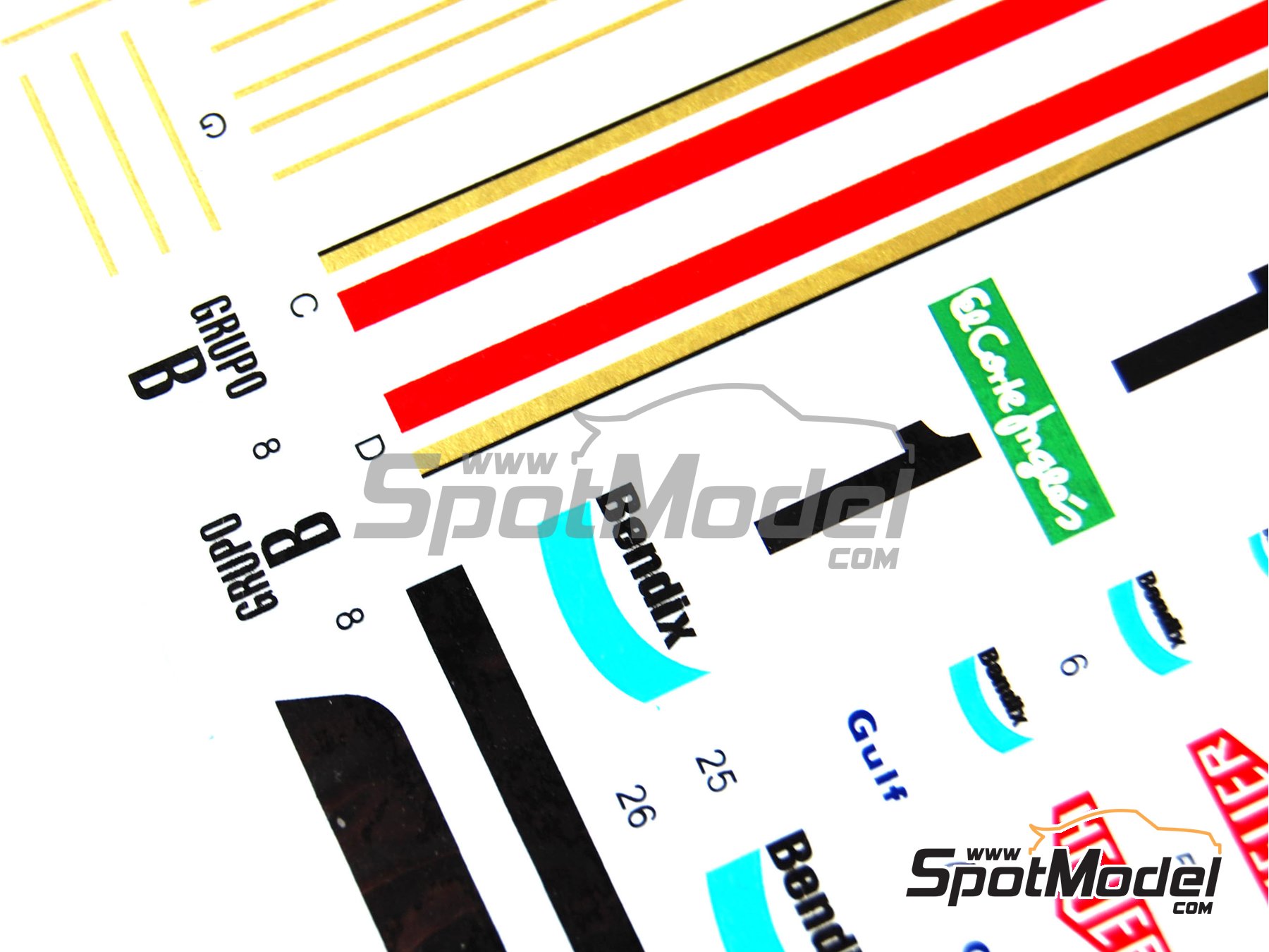Image 5: Lancia 037 Rally sponsored by Lucky Strike - El Corte Ingles Rally Islas Canarias 1986 | Marking / livery in 1/24 scale manufactured by Reji Model (ref. REJI-150, also 150)