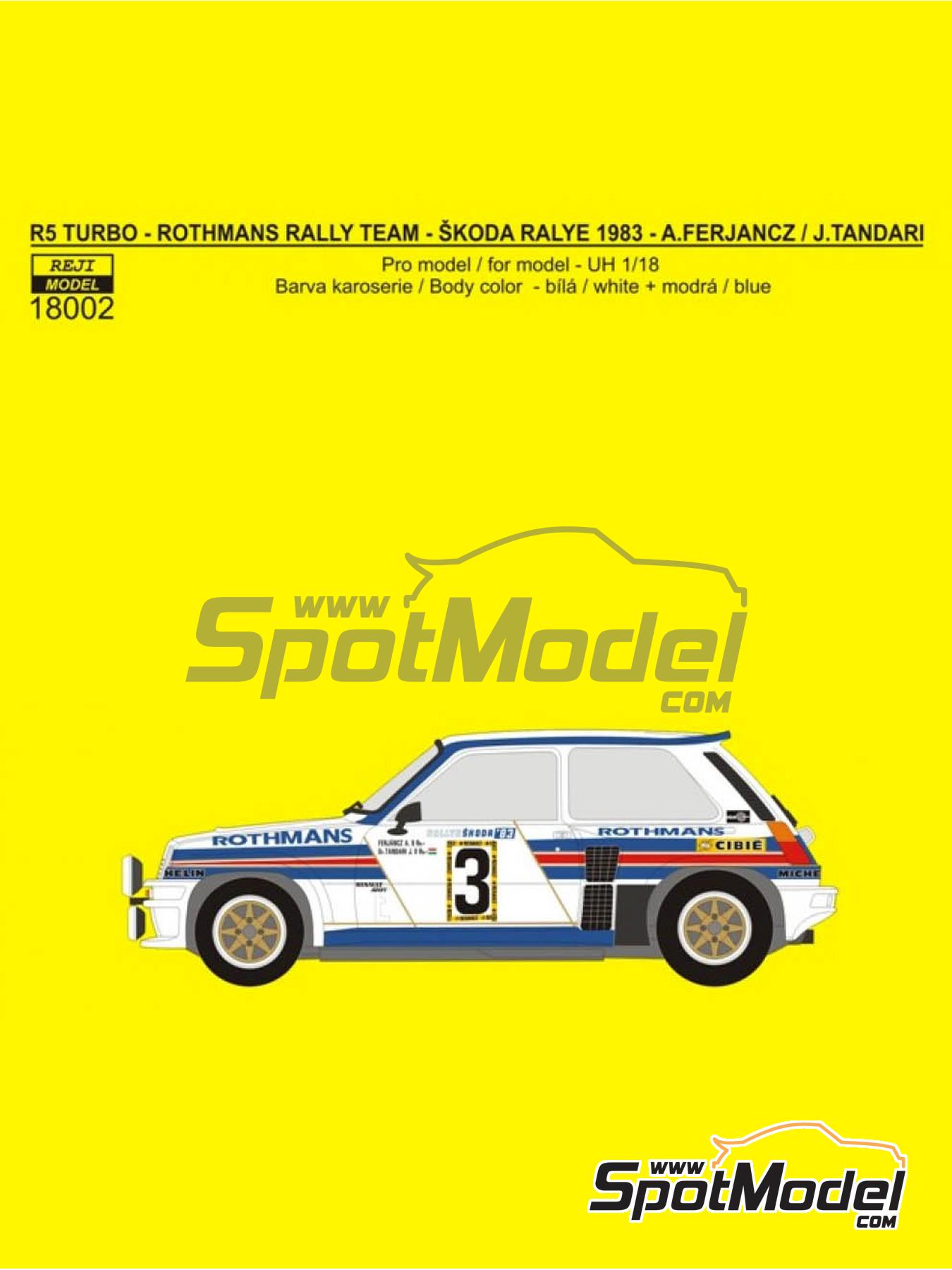 DECALS 1/43 RENAULT TRAFIC ASSISTANCE  PHILIPS RALLY TEAM  – COLORADO