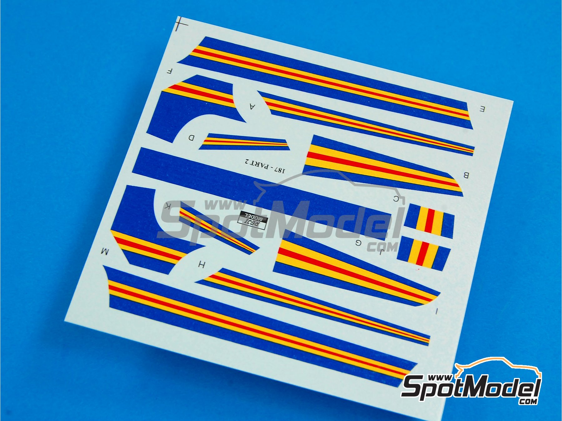 Image 11: Lancia Stratos HF sponsored by Rothmans - Sol-Race Rally 1981 | Marking / livery in 1/24 scale manufactured by Reji Model (ref.&nbsp;REJI-187, also 187)