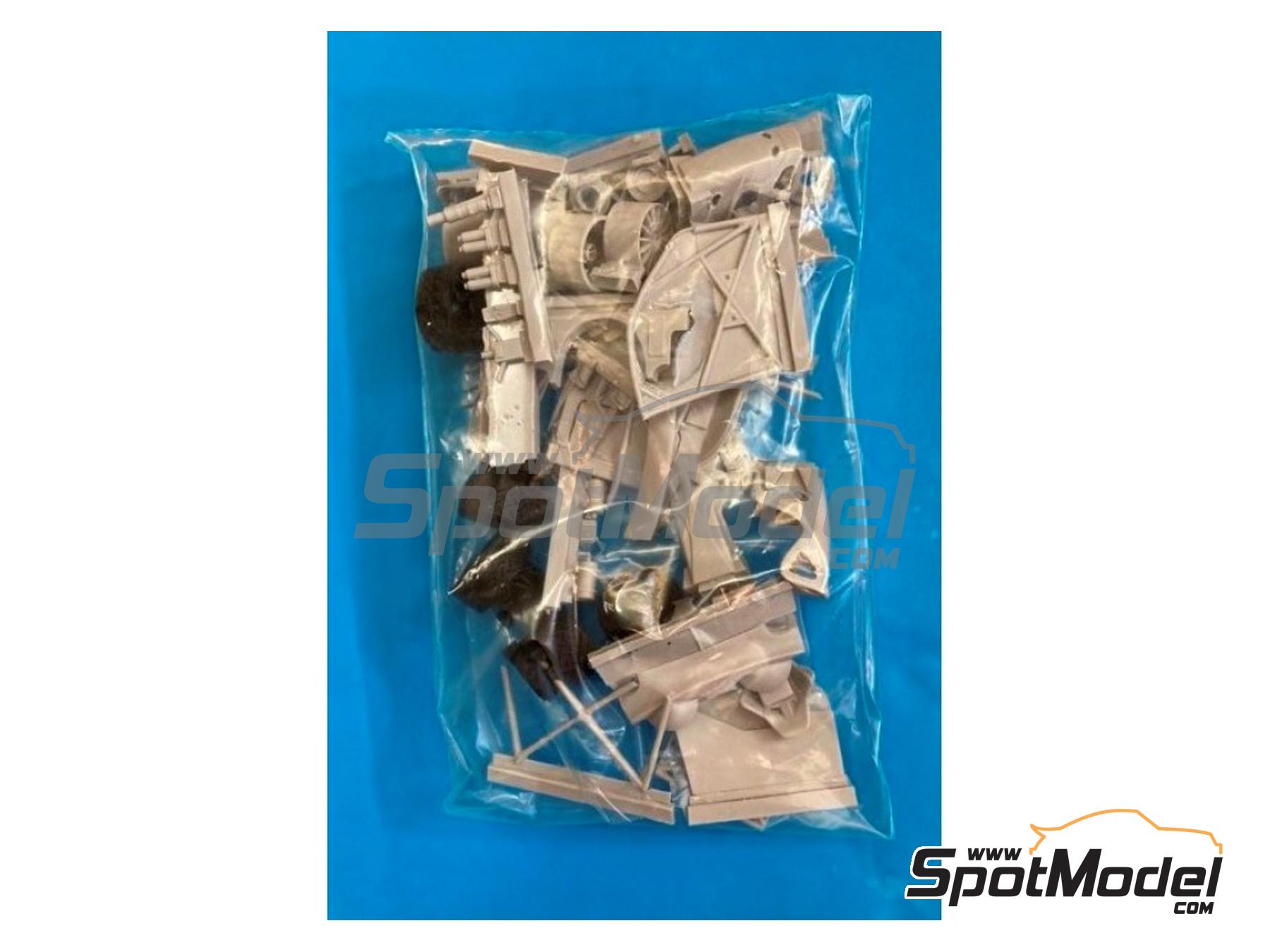 Image 5: Hyundai Accent WRC 3 sponsored by OMV - ADAC Deutschland Rally 2003 | Car scale model kit in 1/24 scale manufactured by Reji Model (ref.&nbsp;REJI-2401D, also 2401D)