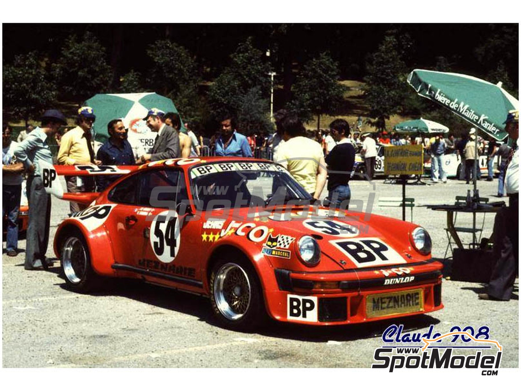 Image 2: Porsche 934 Turbo RSR Group 5 Meznarie Racing Team sponsored by Jeans JandCO - 24 Hours Le Mans 1976 | Marking / livery in 1/24 scale manufactured by Reji Model (ref.&nbsp;REJI-260, also 260 and 0260)