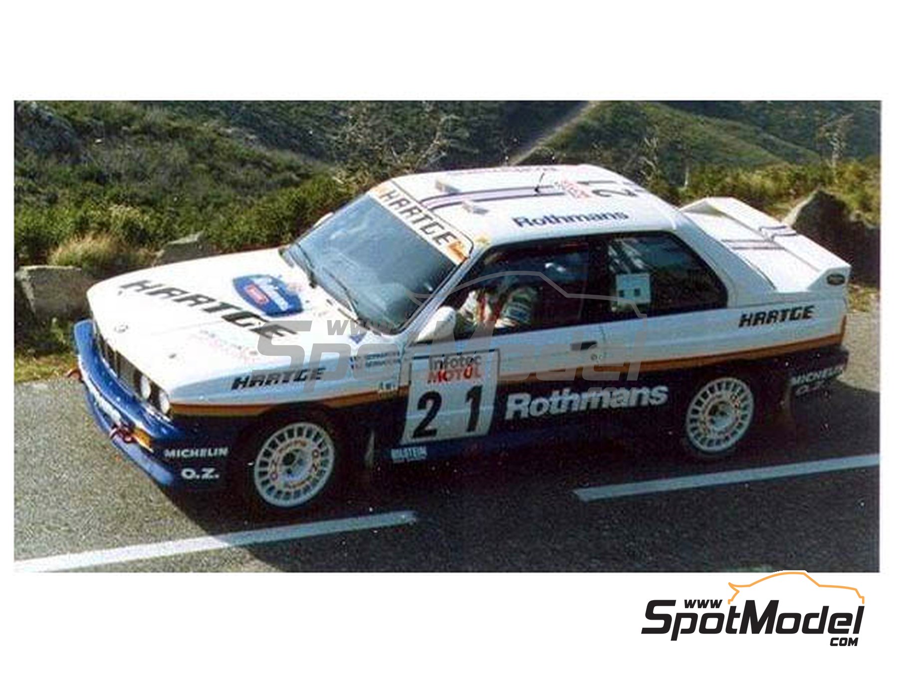 Calcomanías 1/24 Ref 165 BMW M3 E30 Delage Rallye Del Mont Blanco 1997 Rally 