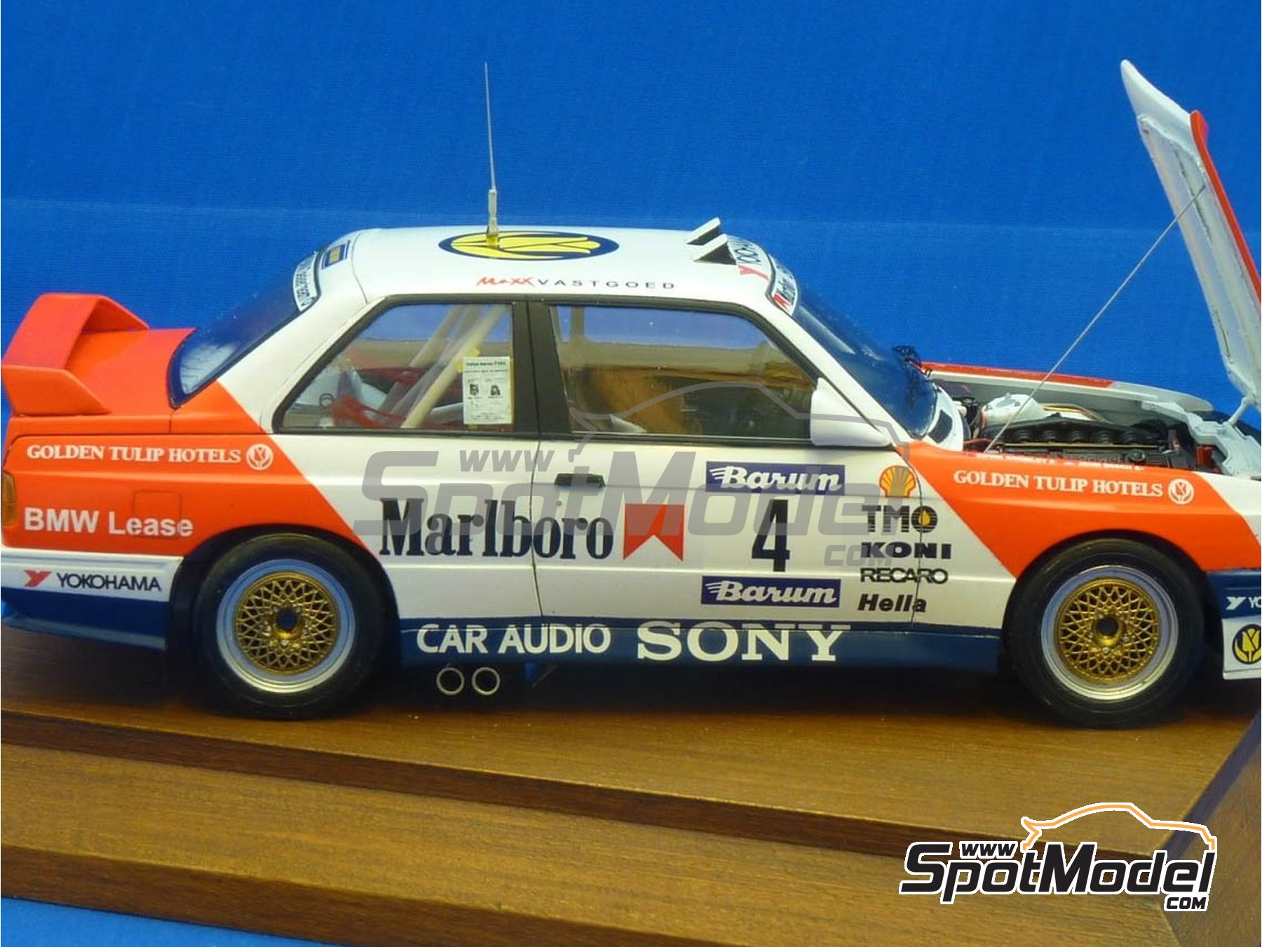 Image 9: BMW M3 E30 sponsored by Marlboro - Barum Czech Rally 1990 | Marking / livery in 1/24 scale manufactured by Reji Model (ref.&nbsp;REJI-272, also 272)