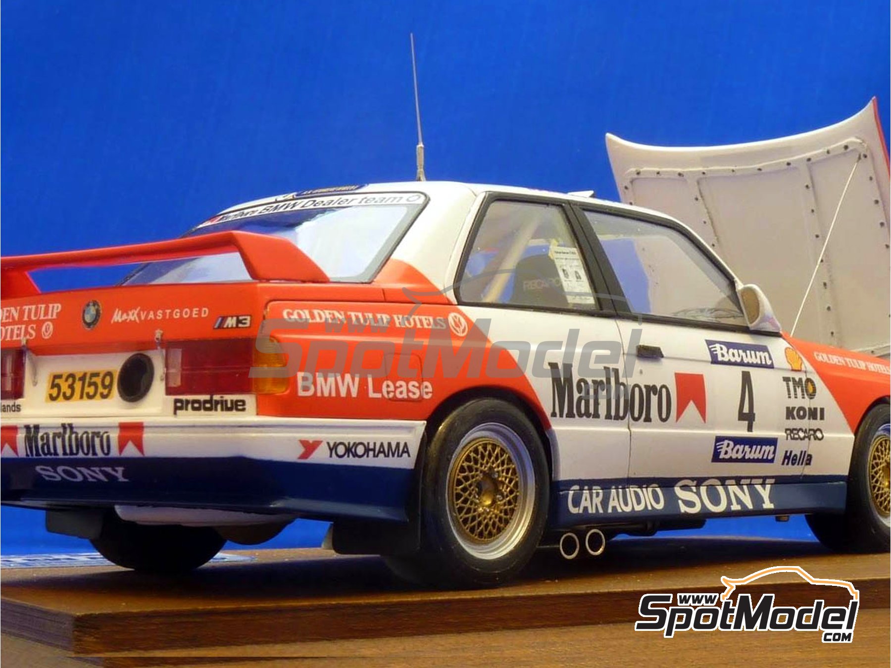Image 11: BMW M3 E30 sponsored by Marlboro - Barum Czech Rally 1990 | Marking / livery in 1/24 scale manufactured by Reji Model (ref.&nbsp;REJI-272, also 272)
