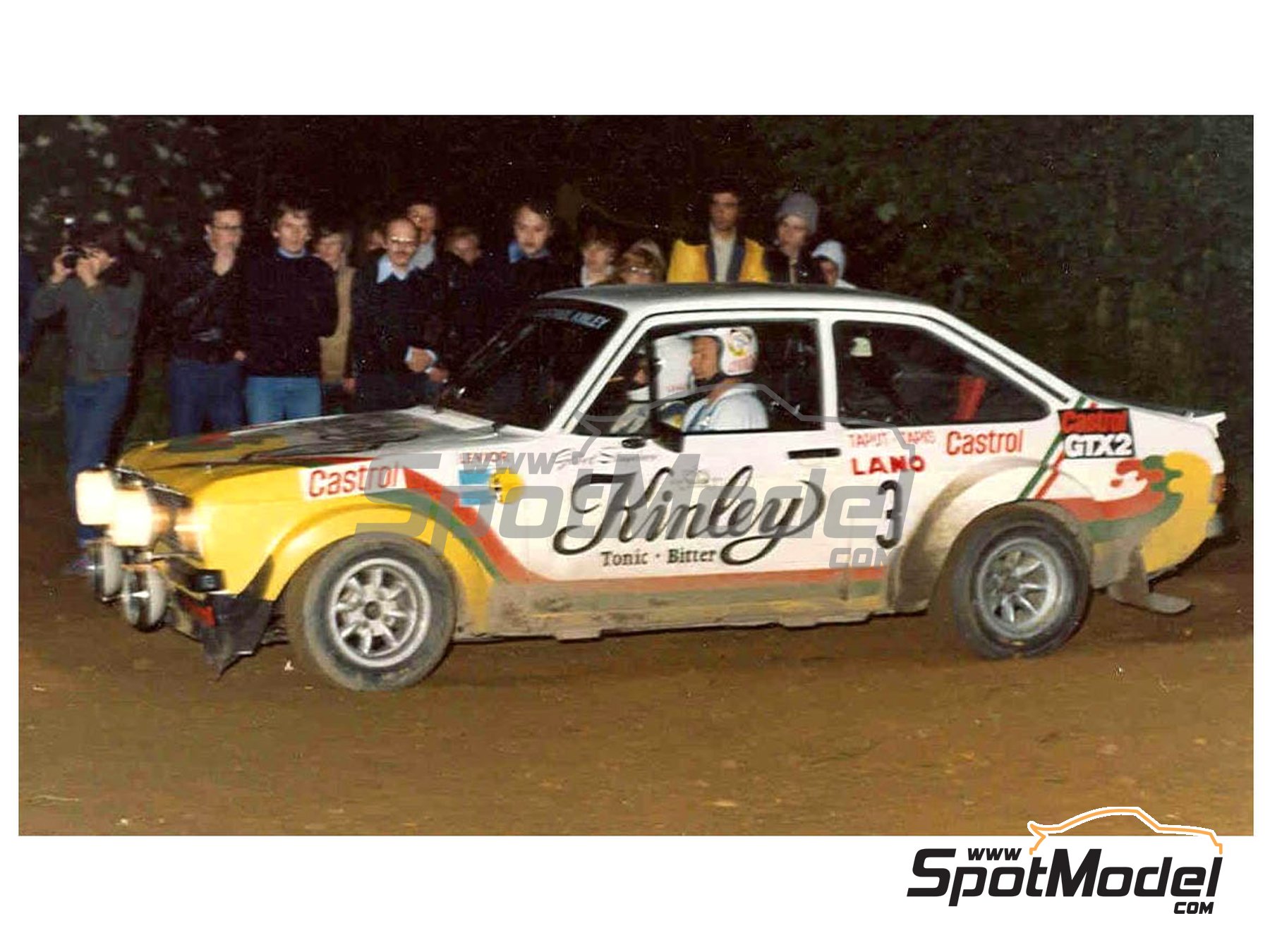 Image 1: Ford Escort RS 1800 Mk. II sponsored by Kinley - Ypres Rally 1978 | Marking / livery in 1/24 scale manufactured by Reji Model (ref.&nbsp;REJI-274, also 274)