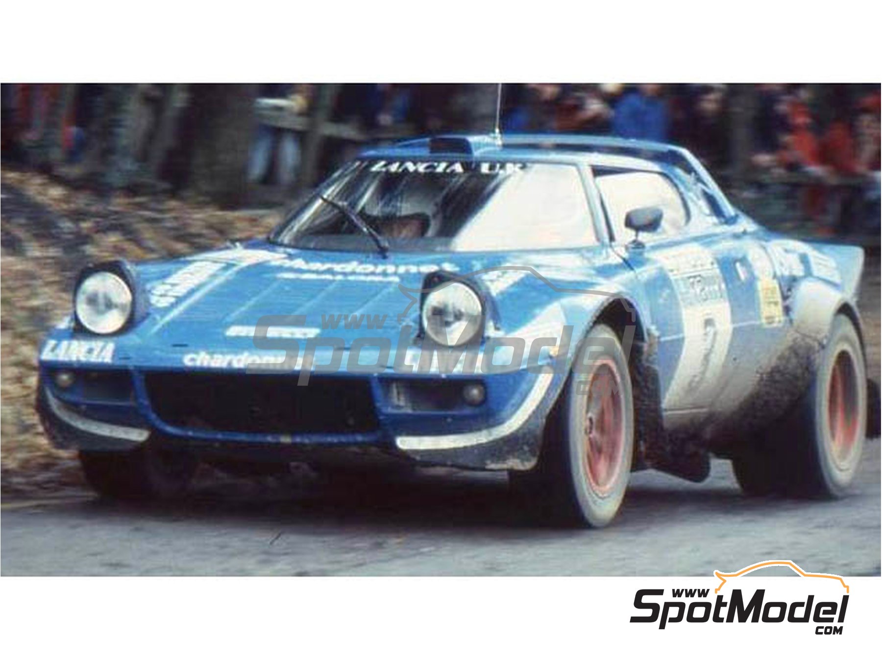 Image 2: Lancia Stratos HF - Rally de Inglaterra RAC 1981 | Decoración en escala 1/24 fabricado por Reji Model (ref. REJI-277, tambien 277)