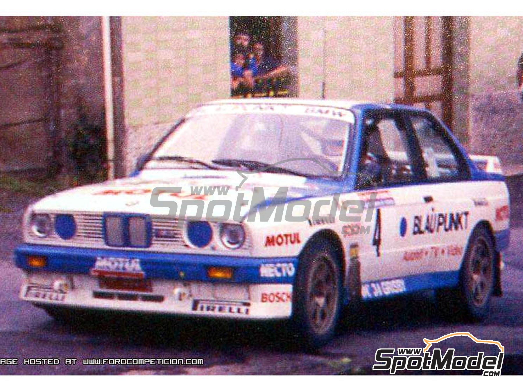 Image 2: BMW M3 E30 Blaupunkt - Principe de Asturias Rally 1989 | Marking / livery in 1/24 scale manufactured by Reji Model (ref.&nbsp;REJI-280)
