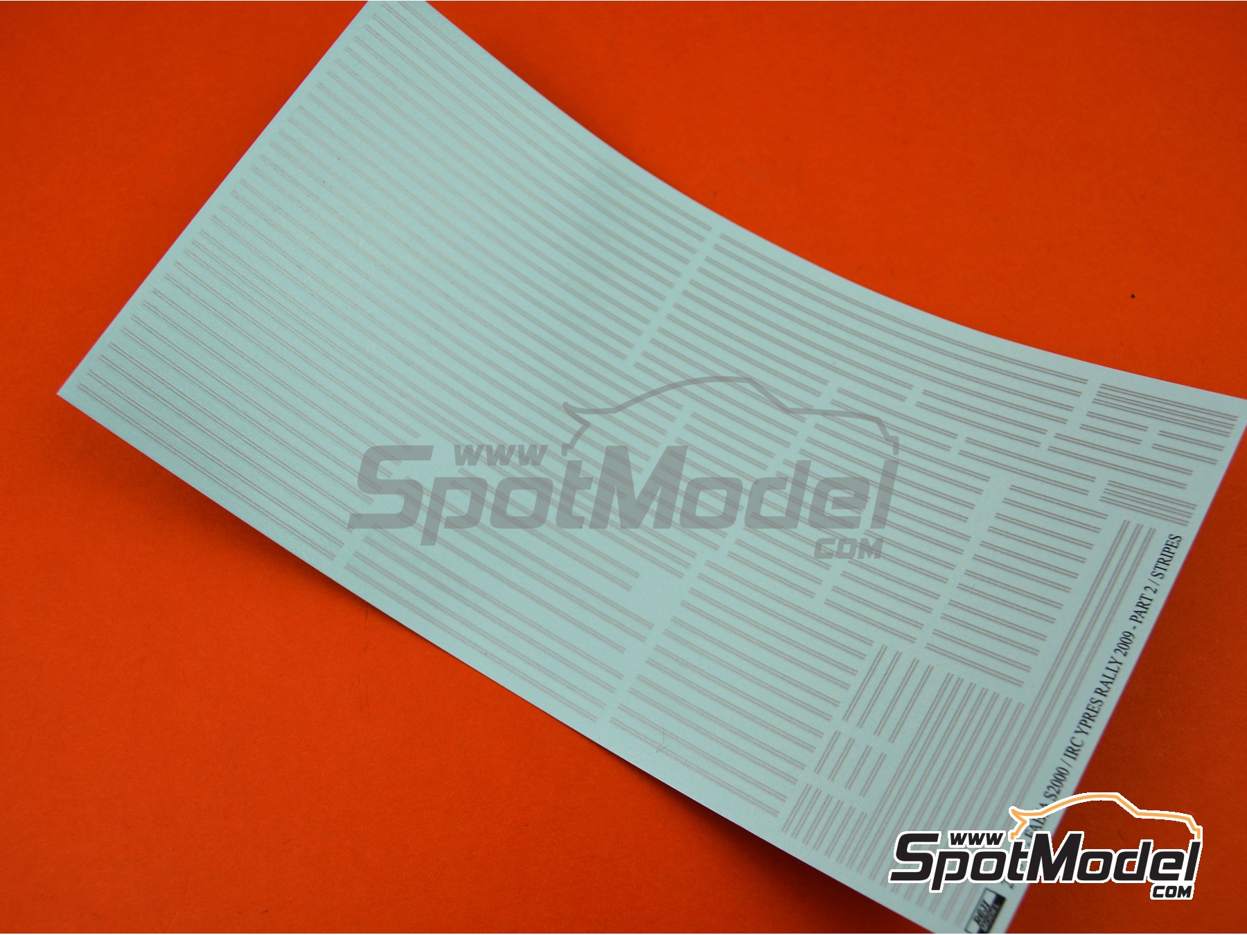 Image 13: Skoda Fabia S2000 Equipo RGRS patrocinado por Gordon - Rally de Ypres de Belgica 2009 | Decoraci&oacute;n en escala&nbsp;1/24 fabricado por Reji Model (ref.&nbsp;REJI-305, tambien 305)