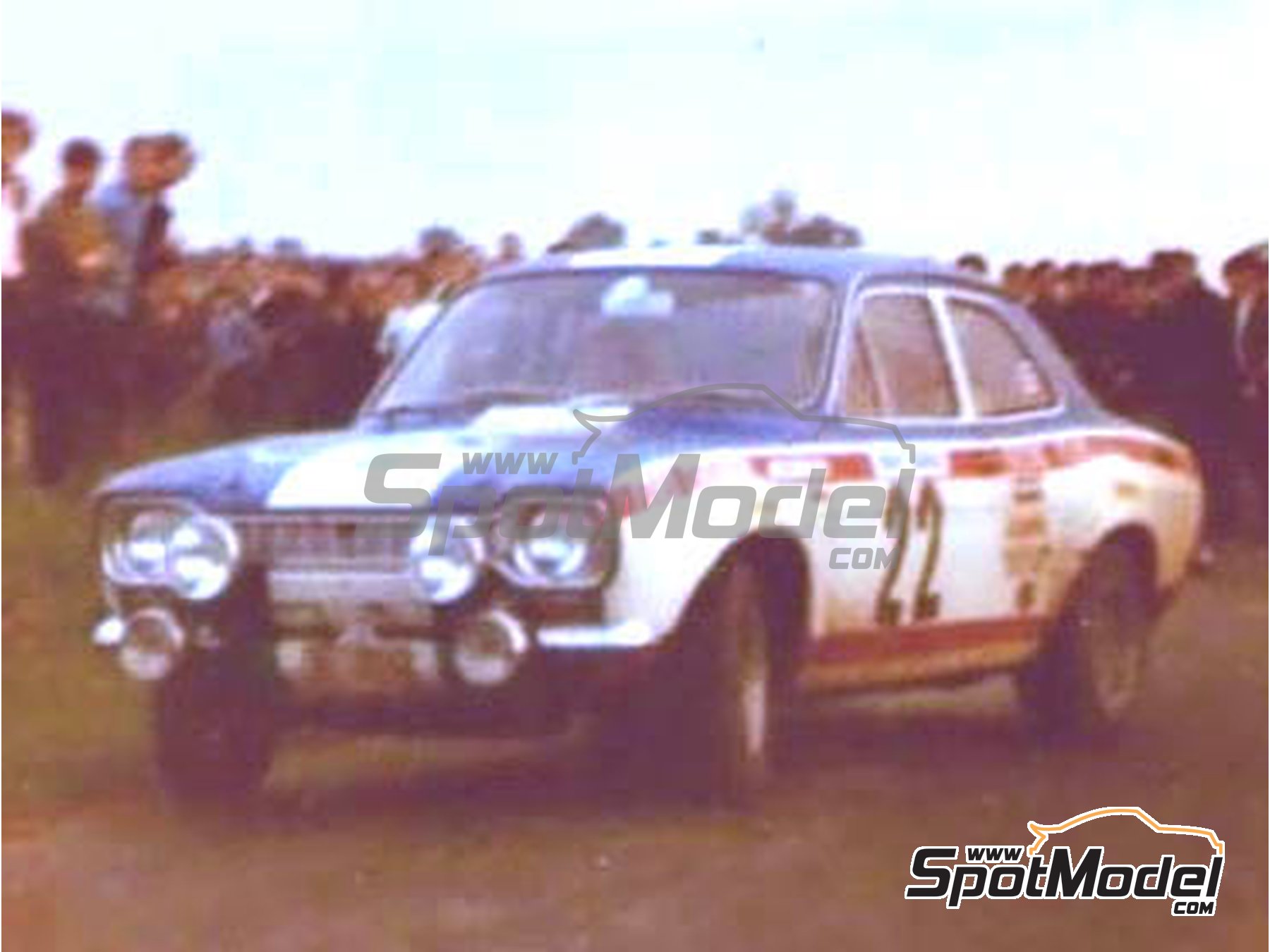 Image 2: Ford Escort RS1600 Mk I Ford Chevron Racing Team - 12 Uren van Ieper - Ypres Rally 1970 | Marking / livery in 1/24 scale manufactured by Reji Model (ref.&nbsp;REJI-311, also 311 and REJI311)
