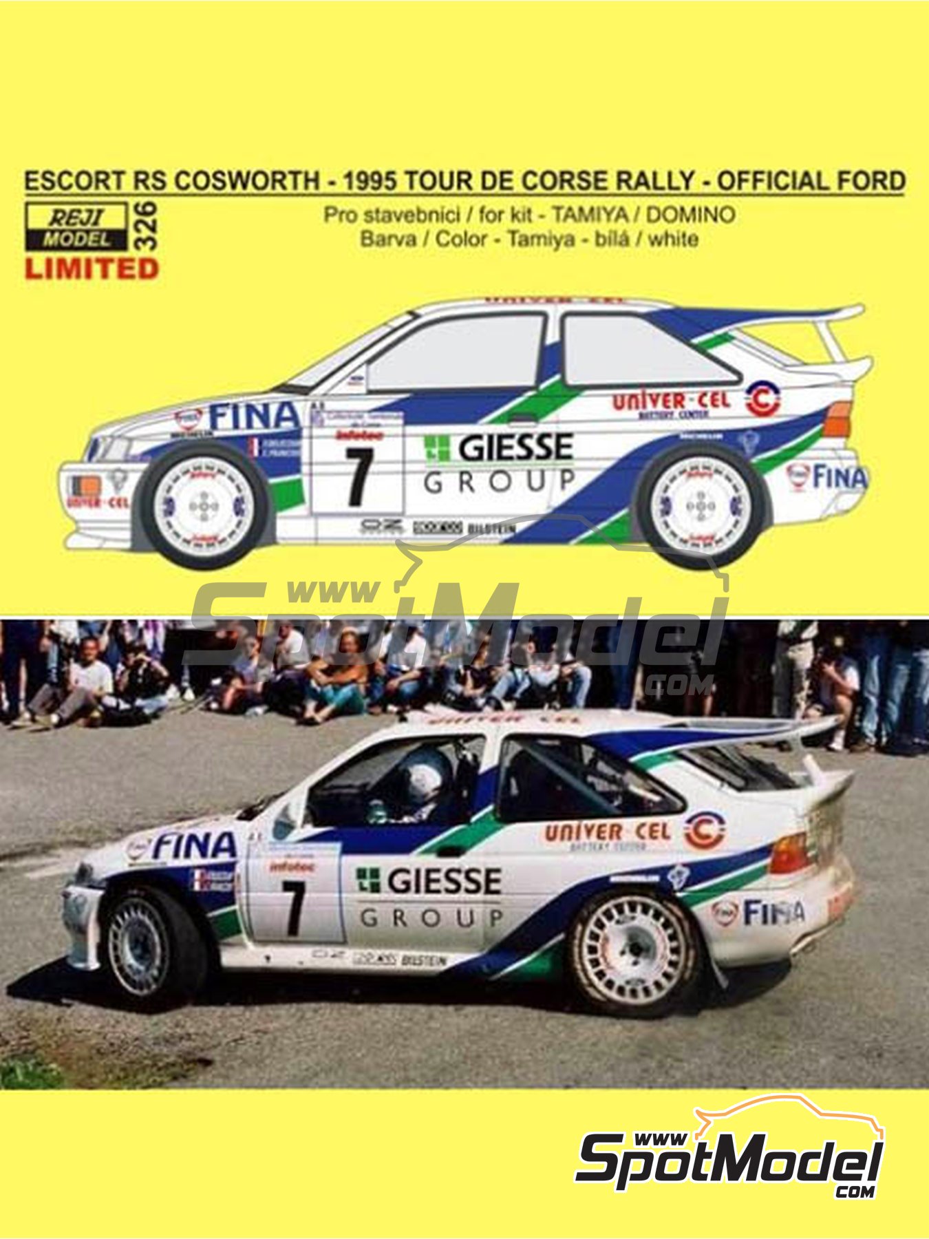 DECALS Kulig Ford Escort WRC Wisla Rally Rajd Wisły 1999 1/43 1/24 1/18 
