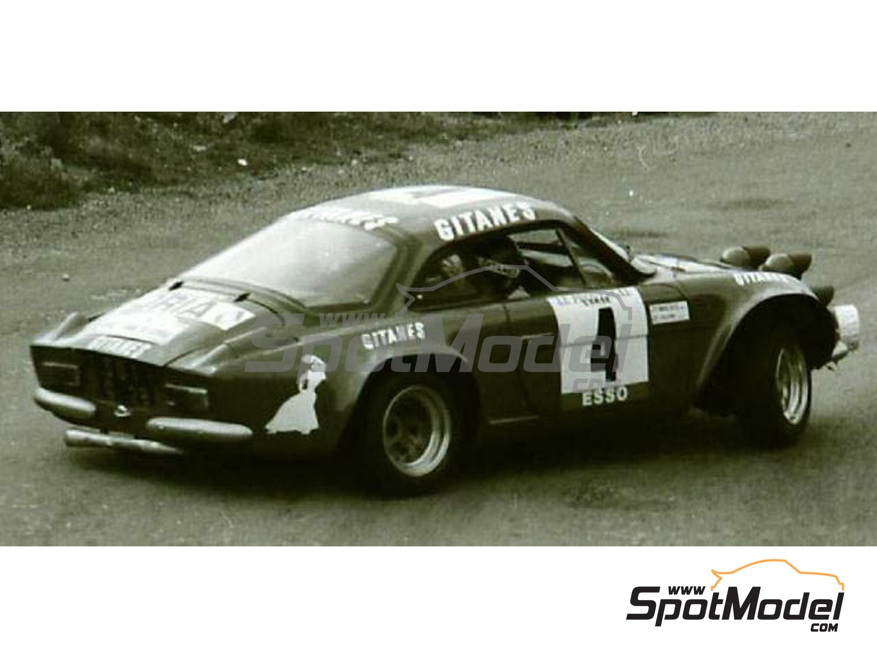 Image 2: Alpine Renault A110 sponsored by Gitanes, Doria - Tour de Corse 1978 | Marking / livery in 1/24 scale manufactured by Reji Model (ref.&nbsp;REJI-330, also 330 and REJI330)