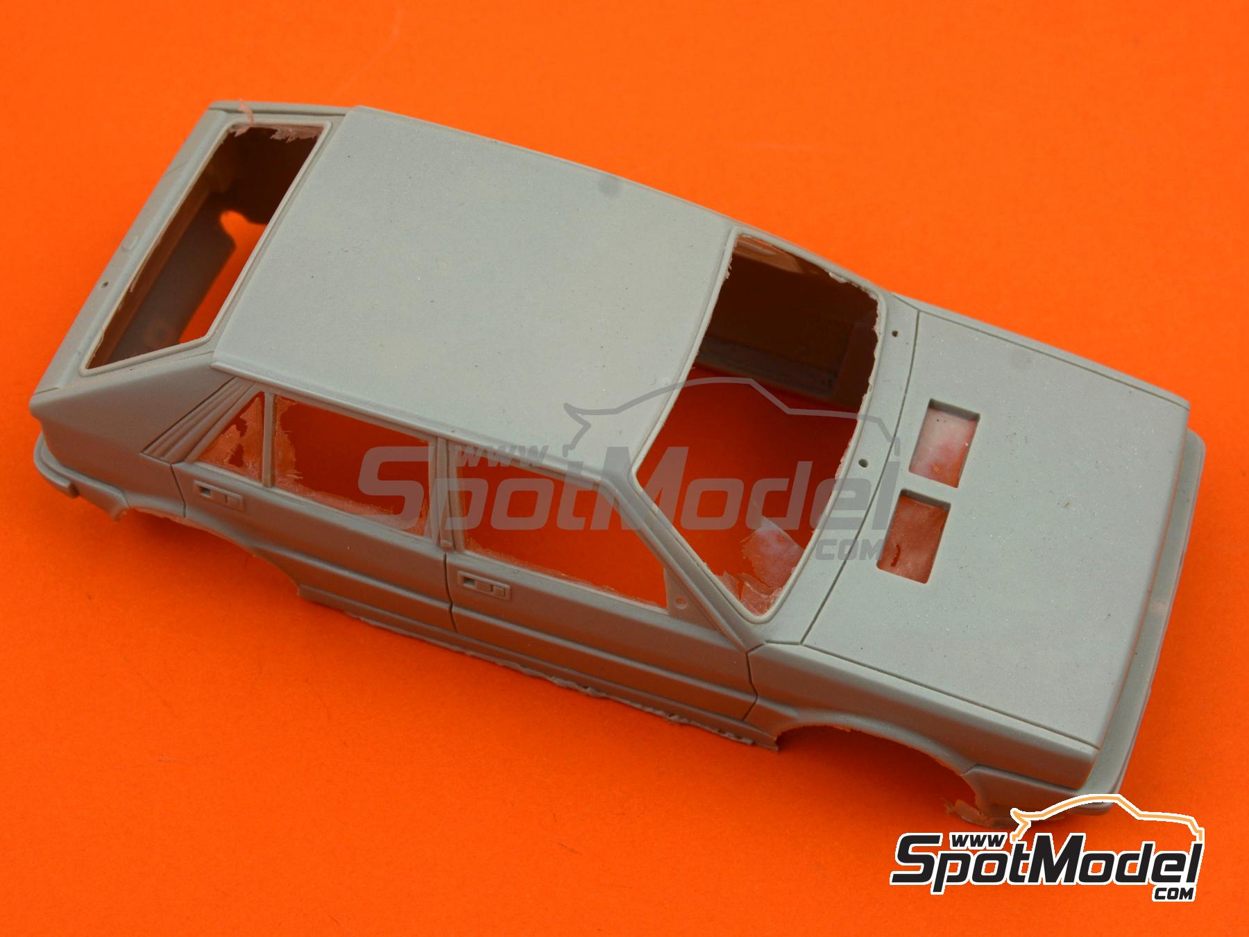 Image 13: Lancia Delta HF 4WD Martini Racing Team - Portugal Rally - Vinho do Porto, Sanremo Rally 1987 | Marking / livery in 1/24 scale manufactured by Reji Model (ref.&nbsp;REJI-384, also 384)