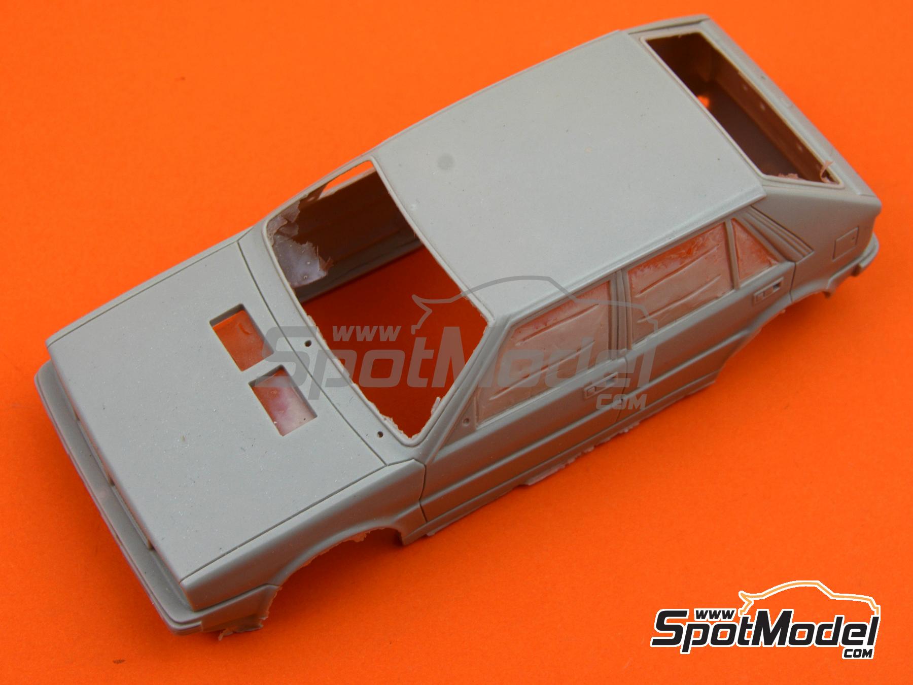 Image 14: Lancia Delta HF 4WD Martini Racing Team - Portugal Rally - Vinho do Porto, Sanremo Rally 1987 | Marking / livery in 1/24 scale manufactured by Reji Model (ref.&nbsp;REJI-384, also 384)