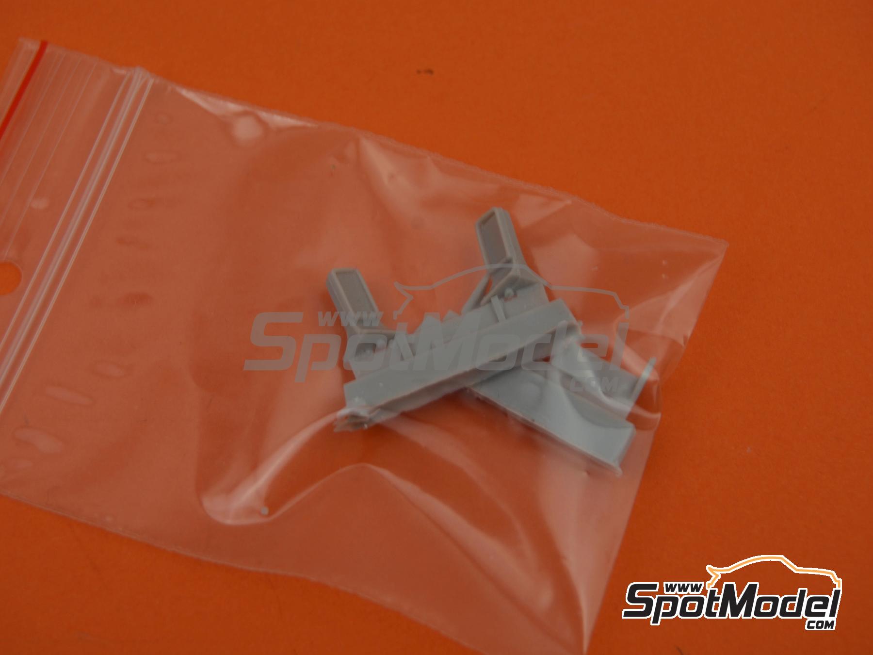 Image 2: Lancia Delta HF 4WD Martini Racing Team - Monte Carlo Rally - Rallye Automobile de Monte-Carlo 1987 | Marking / livery in 1/24 scale manufactured by Reji Model (ref.&nbsp;REJI-385, also 385)