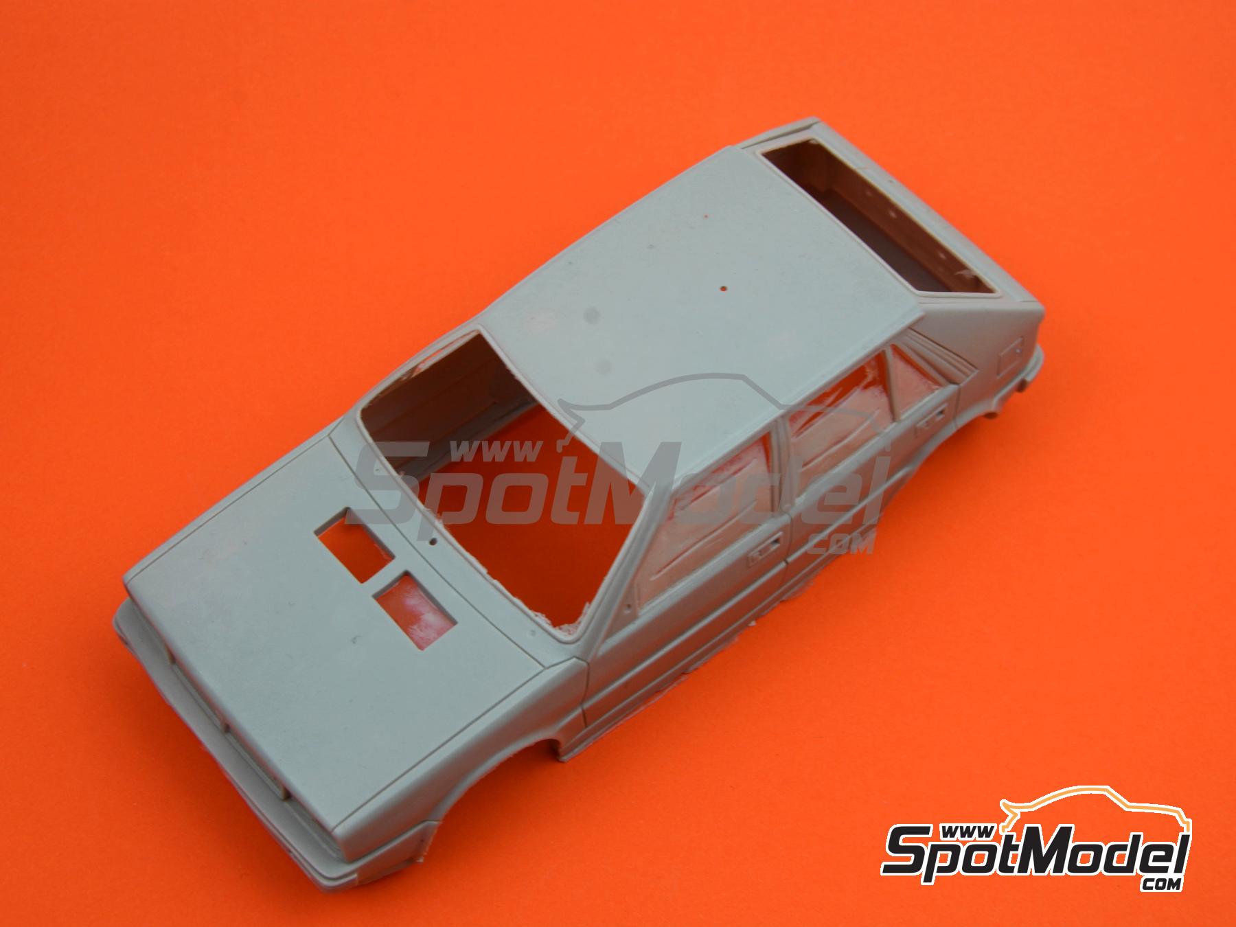 Image 8: Lancia Delta HF 4WD Jolly Club Team sponsored by Totip - Portugal Rally - Vinho do Porto 1988 | Marking / livery in 1/24 scale manufactured by Reji Model (ref.&nbsp;REJI-390, also 390)