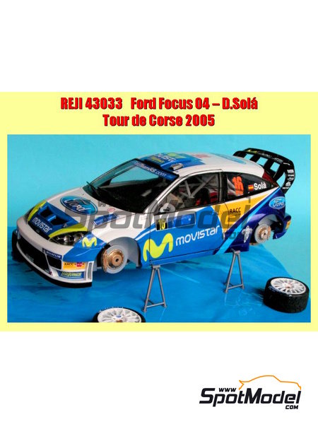 DECALS 1/43 REF 0775 Focus  WRC Martin Rallye CHYPRE 2004