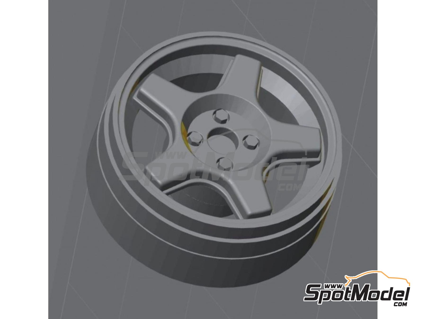 Image 1: Revolution RFX para Peugeot 205 GTI Rally | Llantas en escala&nbsp;1/24 fabricado por Reji Model (ref.&nbsp;REJI-SP917, tambien SP917)