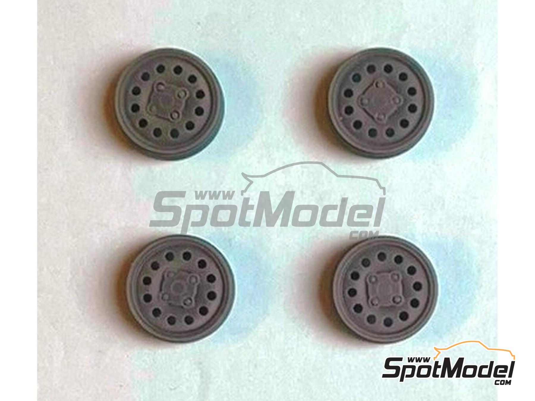 Image 2: Speedline Peugeot 205 GTI -  1987 | Llantas en escala&nbsp;1/24 fabricado por Reji Model (ref.&nbsp;REJI-SP918, tambien SP918)