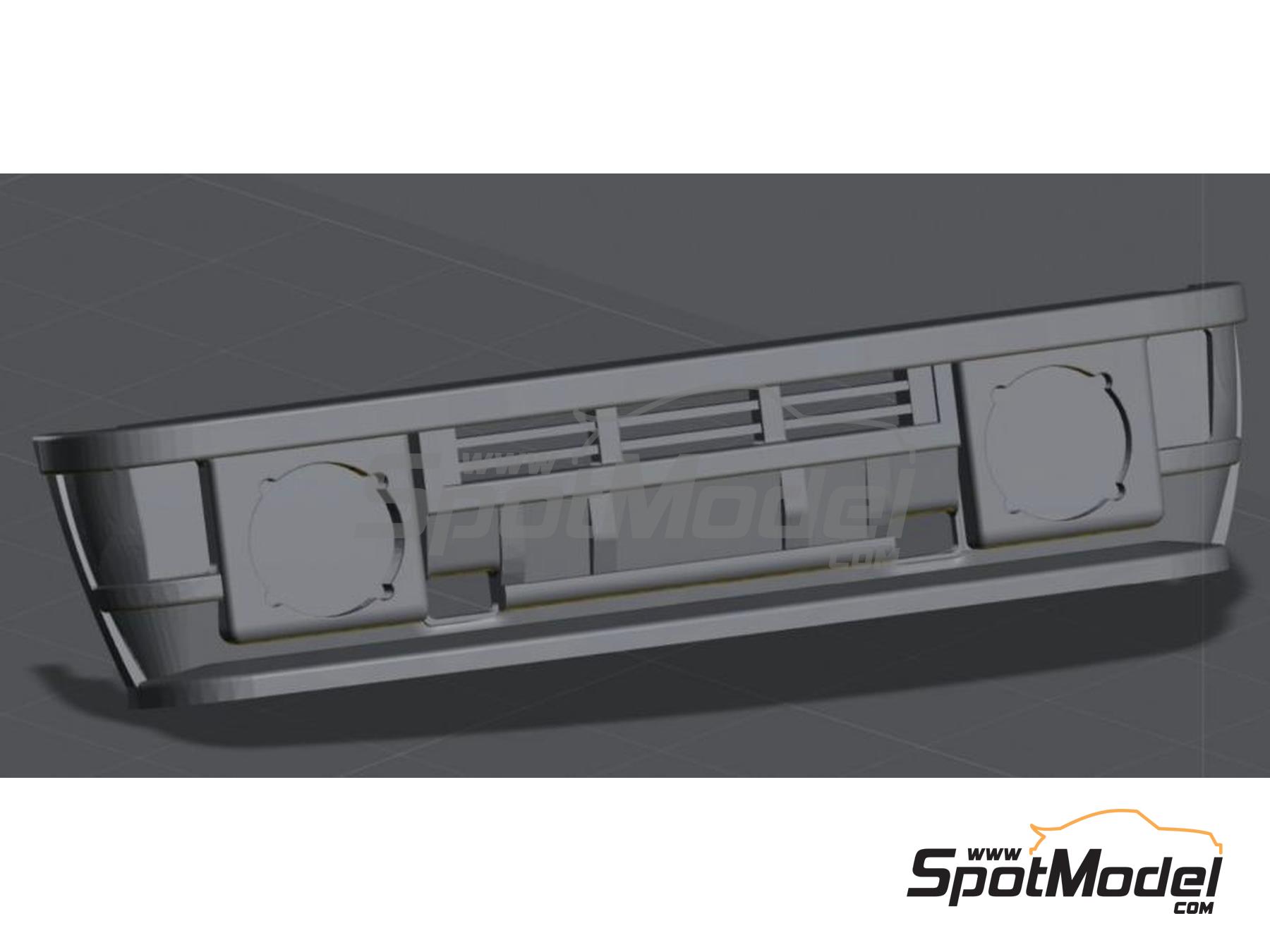 Image 1: Defensa delantera Renault 5 Turbo Tour de Corse | Transkit en escala&nbsp;1/24 fabricado por Reji Model (ref.&nbsp;REJI-SP926, tambien SP926)