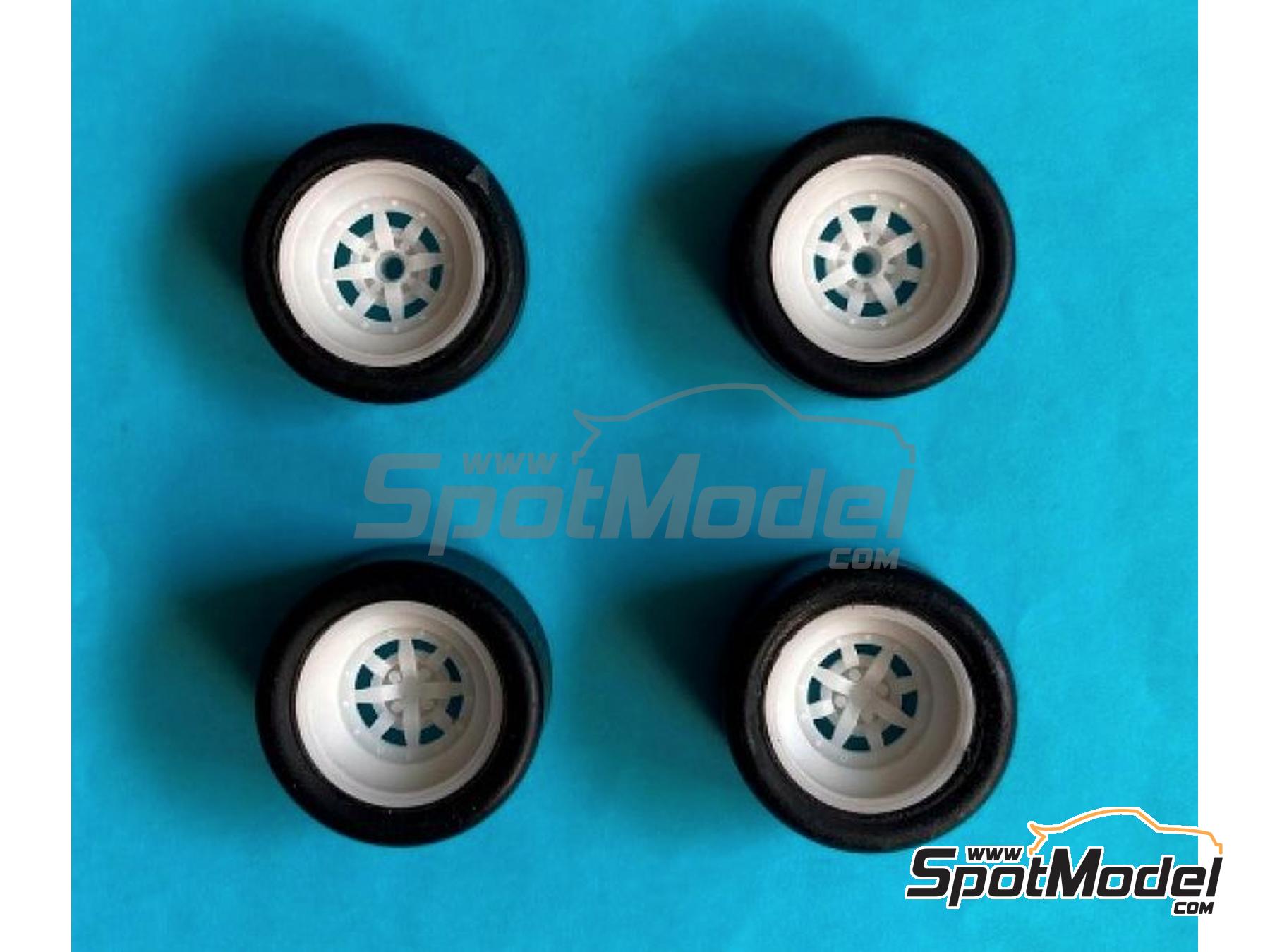 Image 1: Gotti para Renault 5 Turbo | Set de llantas y neumáticos en escala 1/24 fabricado por Reji Model (ref. REJI-SP928, tambien SP928)