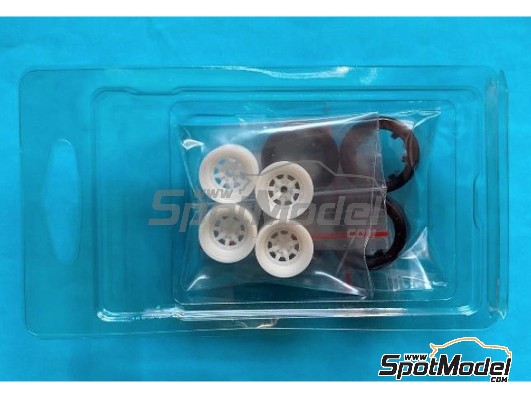 Image 3: Gotti para Renault 5 Turbo | Set de llantas y neumáticos en escala 1/24 fabricado por Reji Model (ref. REJI-SP928, tambien SP928)