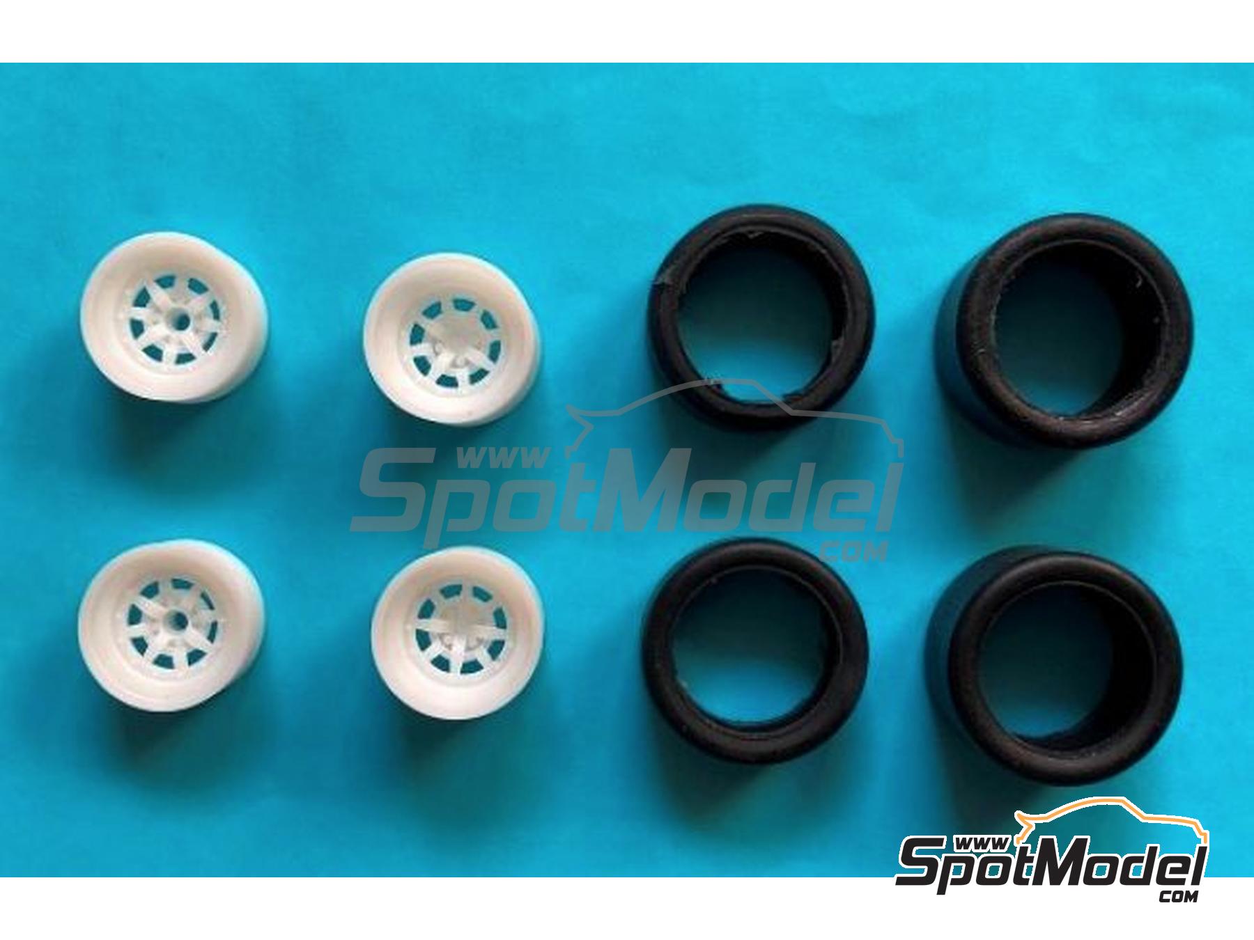 Image 4: Gotti para Renault 5 Turbo | Set de llantas y neumáticos en escala 1/24 fabricado por Reji Model (ref. REJI-SP928, tambien SP928)