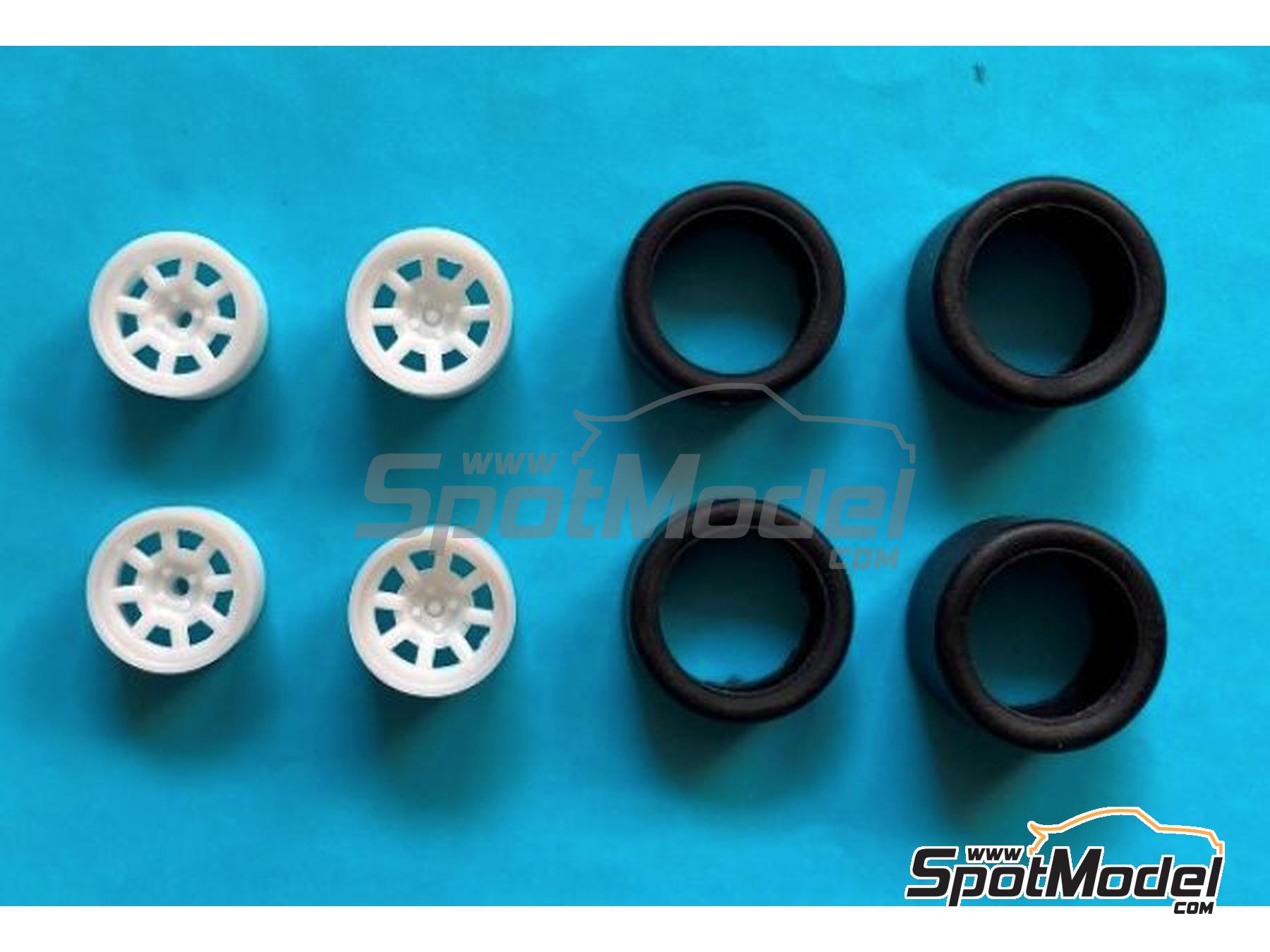 Image 2: Minilite para Renault 5 Turbo | Set de llantas y neumáticos en escala 1/24 fabricado por Reji Model (ref. REJI-SP929, tambien SP929)