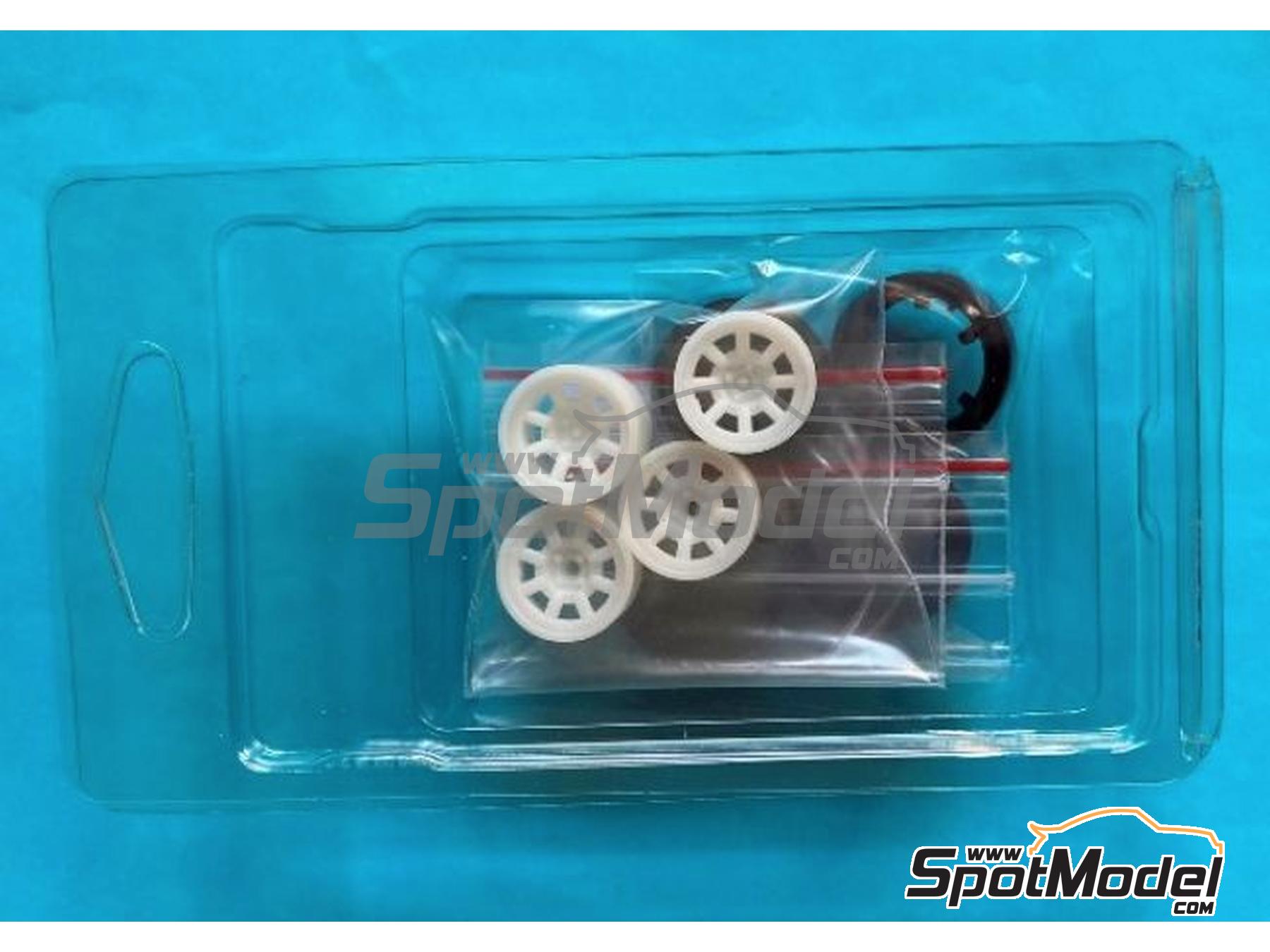 Image 3: Minilite para Renault 5 Turbo | Set de llantas y neumáticos en escala 1/24 fabricado por Reji Model (ref. REJI-SP929, tambien SP929)