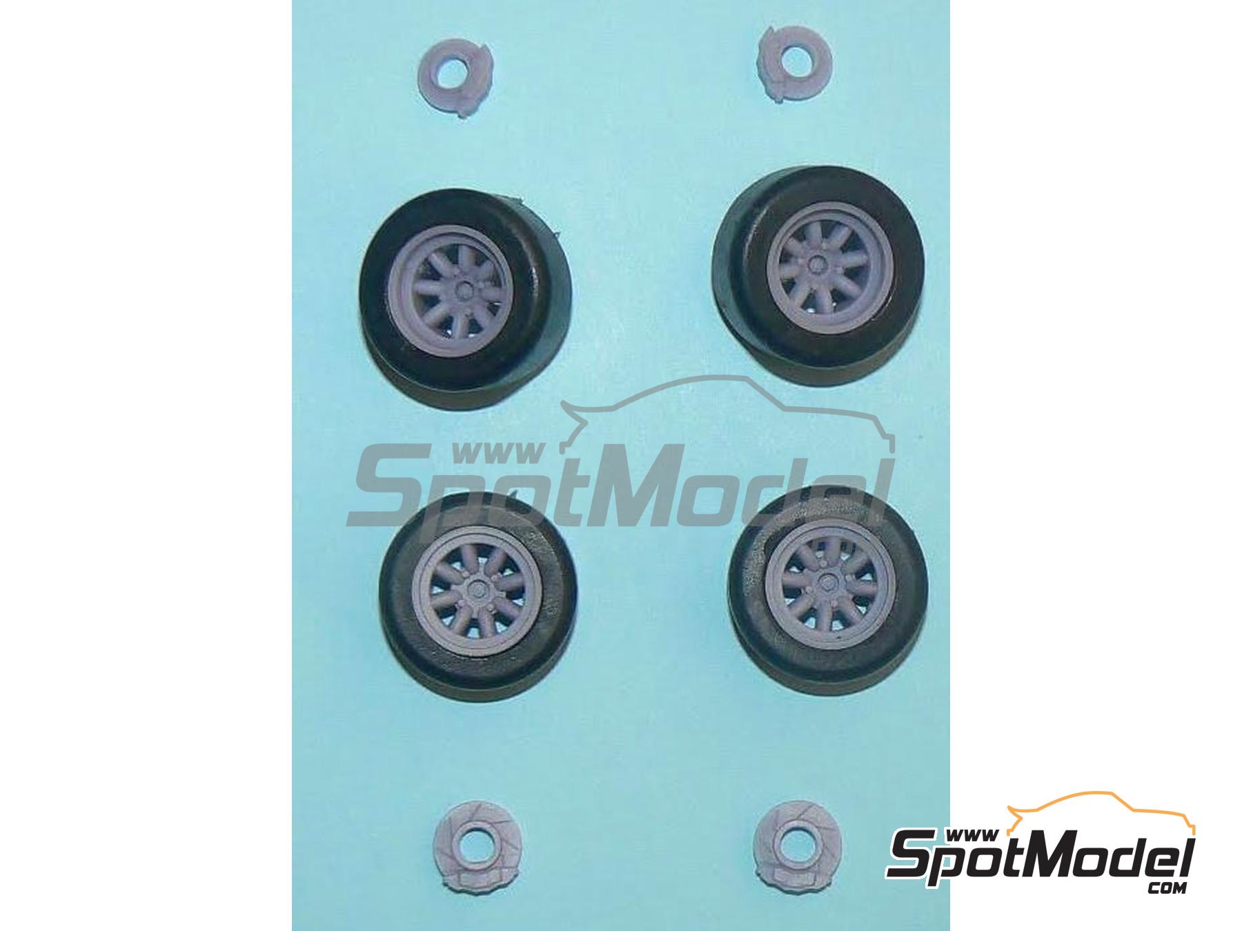 Image 1: Minilite 13" for Ford Escort Mk II RS1800 | Rims and tyres set in 1/24 scale manufactured by Reji Model (ref.&nbsp;REJI-SP947, also SP947)