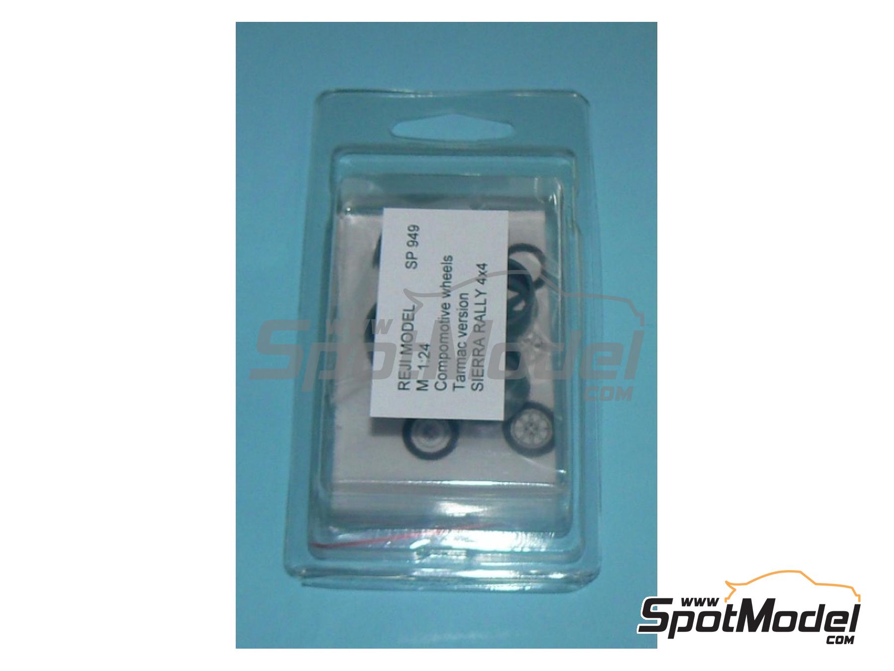 Image 2: Compomotive para Ford Sierra Cosworth 4x4 Grupo A | Llantas en escala&nbsp;1/24 fabricado por Reji Model (ref.&nbsp;REJI-SP949, tambien SP949)