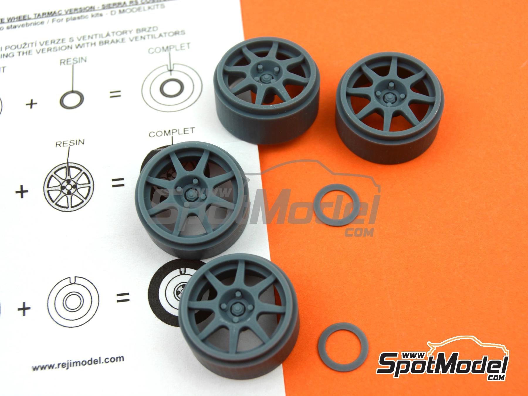 Image 7: Compomotive para Ford Sierra Cosworth 4x4 Grupo A | Llantas en escala&nbsp;1/24 fabricado por Reji Model (ref.&nbsp;REJI-SP949, tambien SP949)