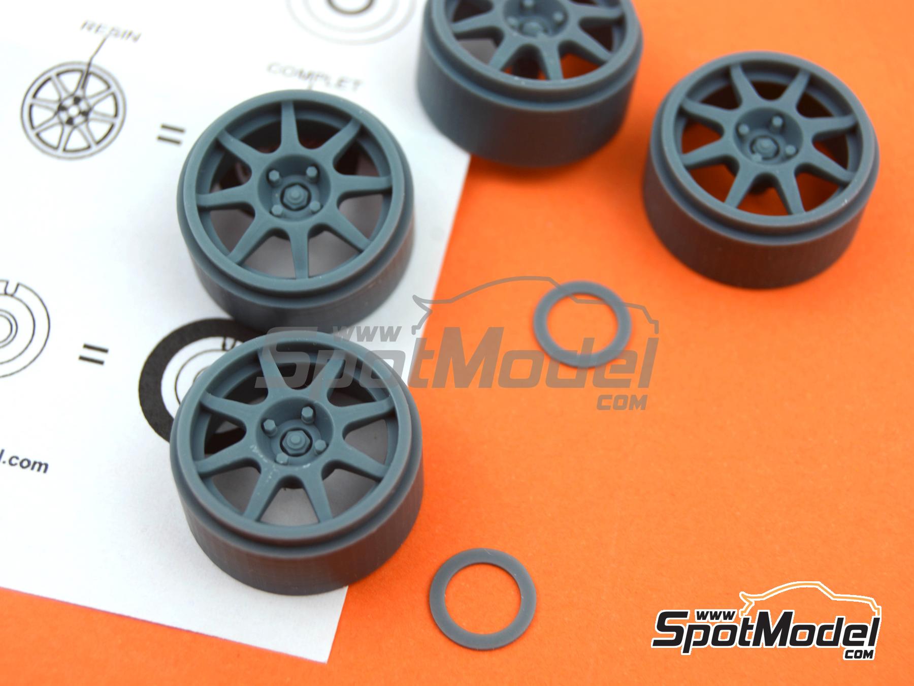 Image 8: Compomotive para Ford Sierra Cosworth 4x4 Grupo A | Llantas en escala&nbsp;1/24 fabricado por Reji Model (ref.&nbsp;REJI-SP949, tambien SP949)