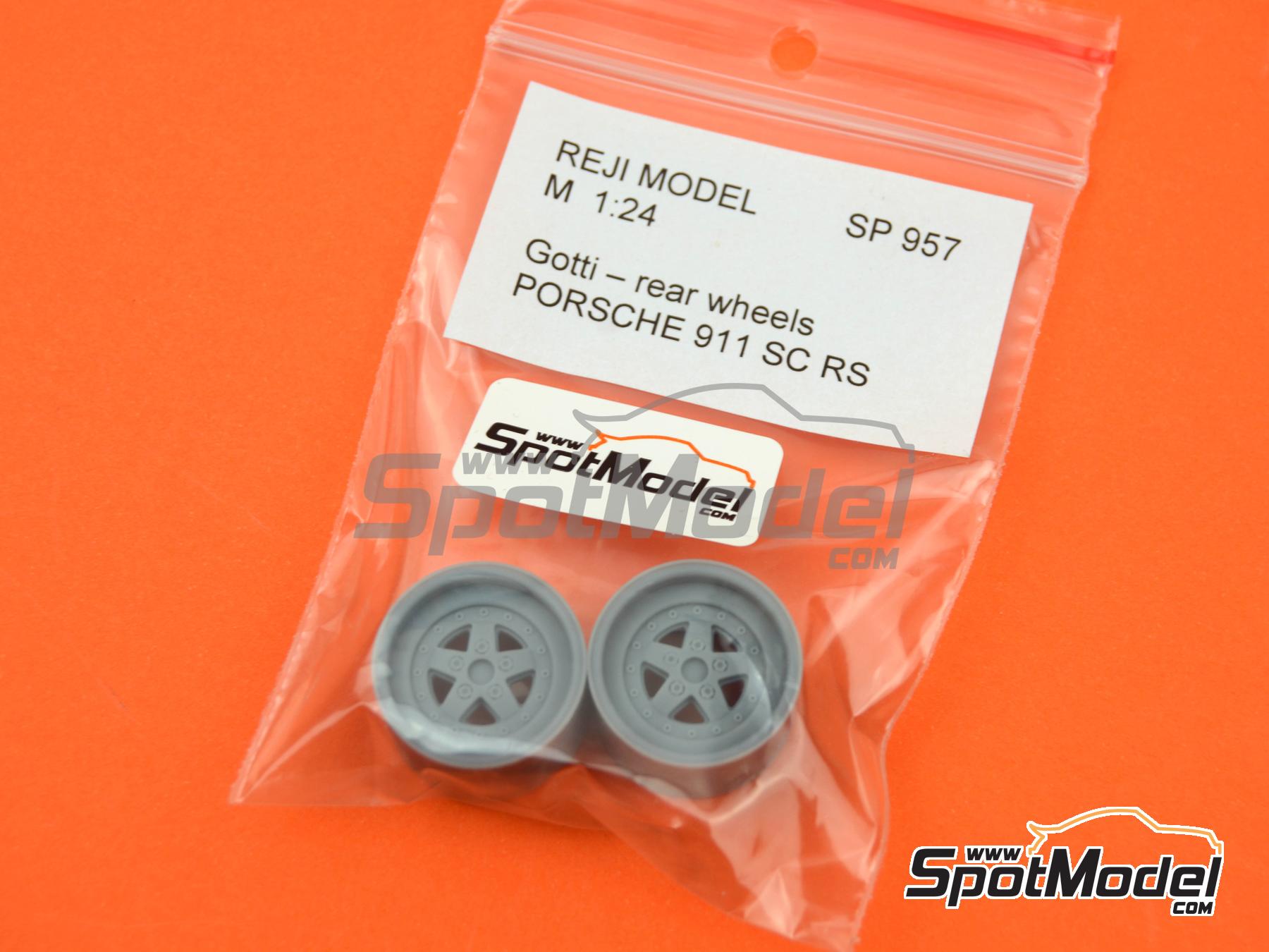 Image 1: Gotti trasera para Porsche 911 SC RS | Llantas en escala&nbsp;1/24 fabricado por Reji Model (ref.&nbsp;REJI-SP957, tambien SP957)