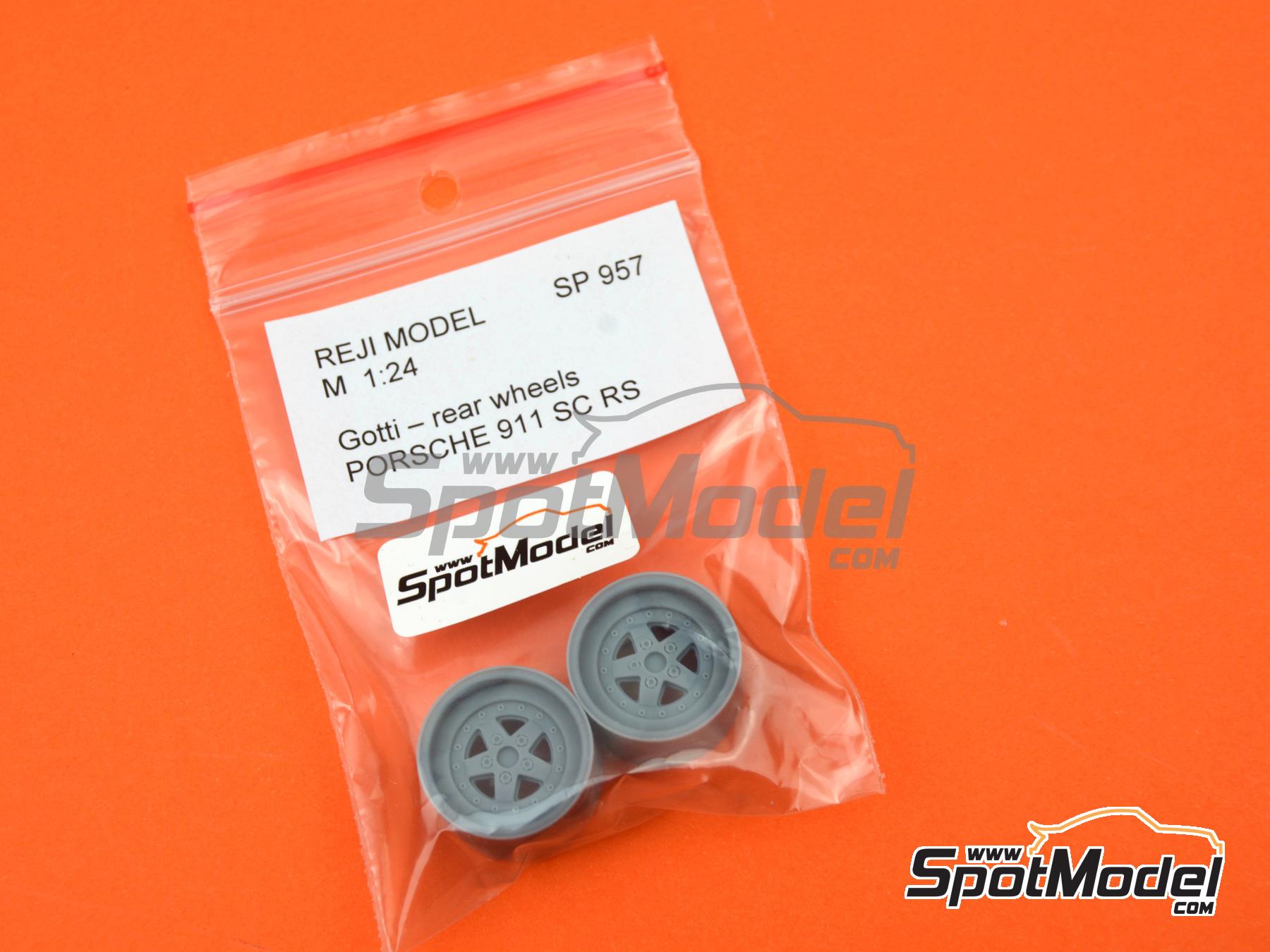 Image 2: Gotti trasera para Porsche 911 SC RS | Llantas en escala&nbsp;1/24 fabricado por Reji Model (ref.&nbsp;REJI-SP957, tambien SP957)