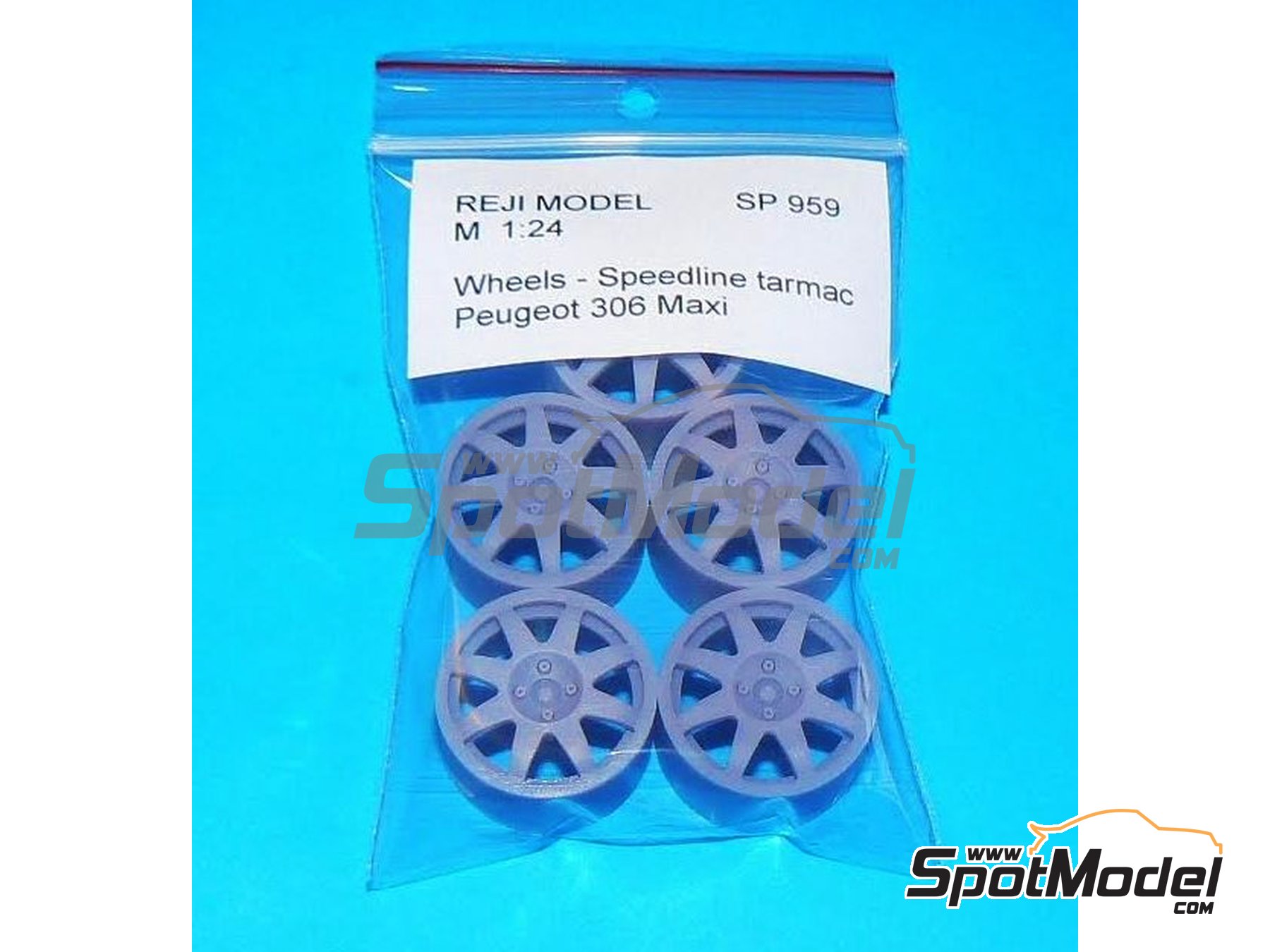 Image 1: Speedline 17 inches | Rims in 1/24 scale manufactured by Reji Model (ref.&nbsp;REJI-SP959, also SP959)