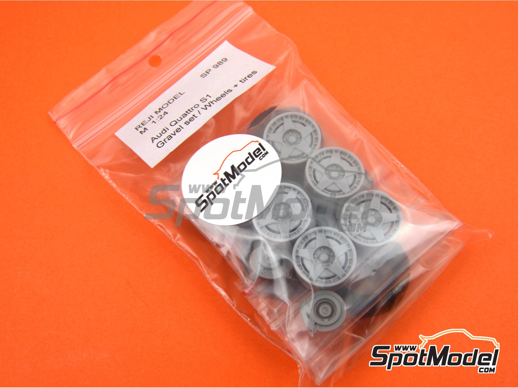 Image 5: Audi Quattro Sport S1 | Set de conversión a tierra en escala 1/24 fabricado por Reji Model (ref. REJI-SP989, tambien SP989)