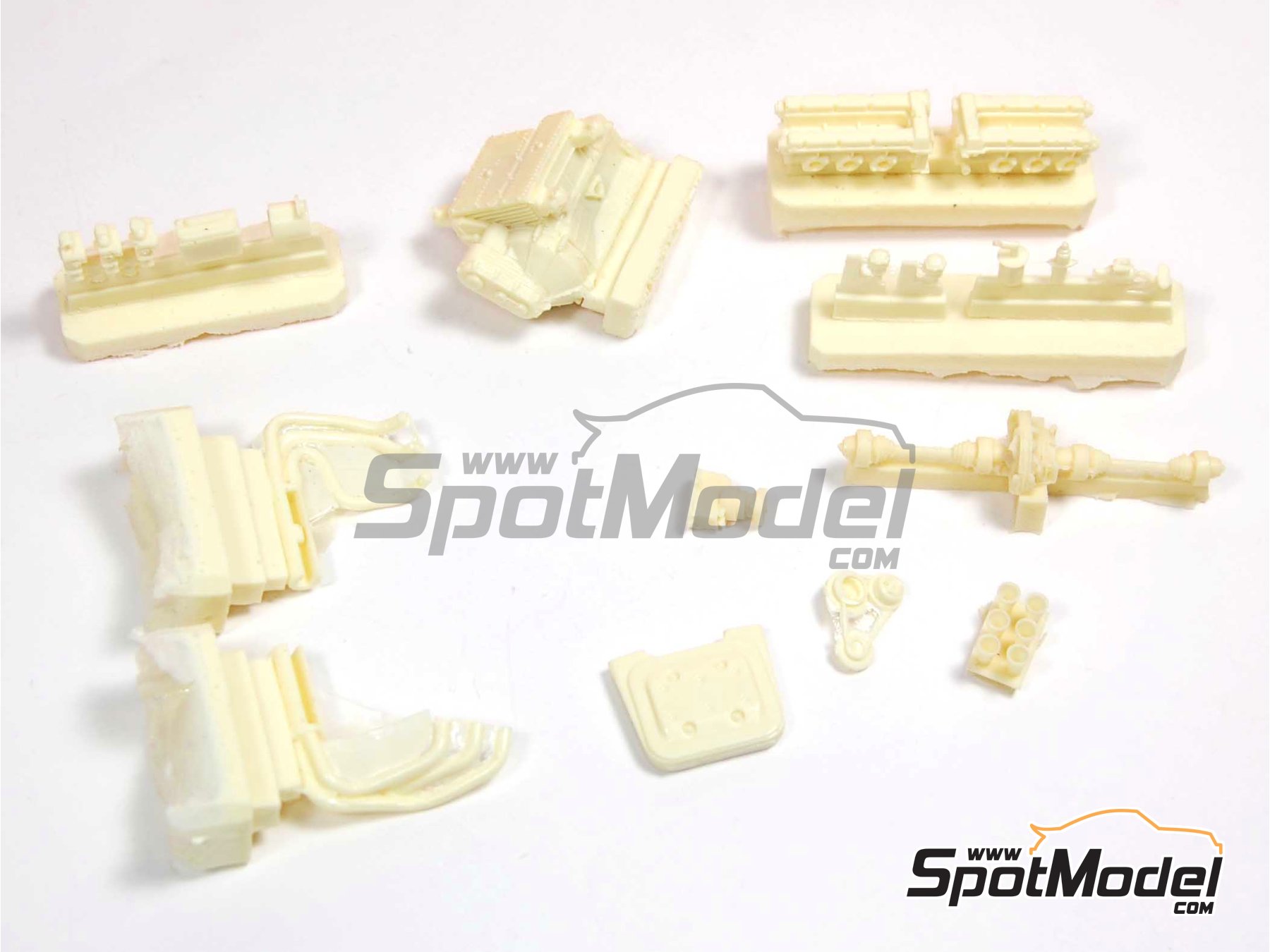 Image 3: Lancia Stratos HF | Engine in 1/24 scale manufactured by Reji Model (ref.&nbsp;REJI-SP992, also SP992)