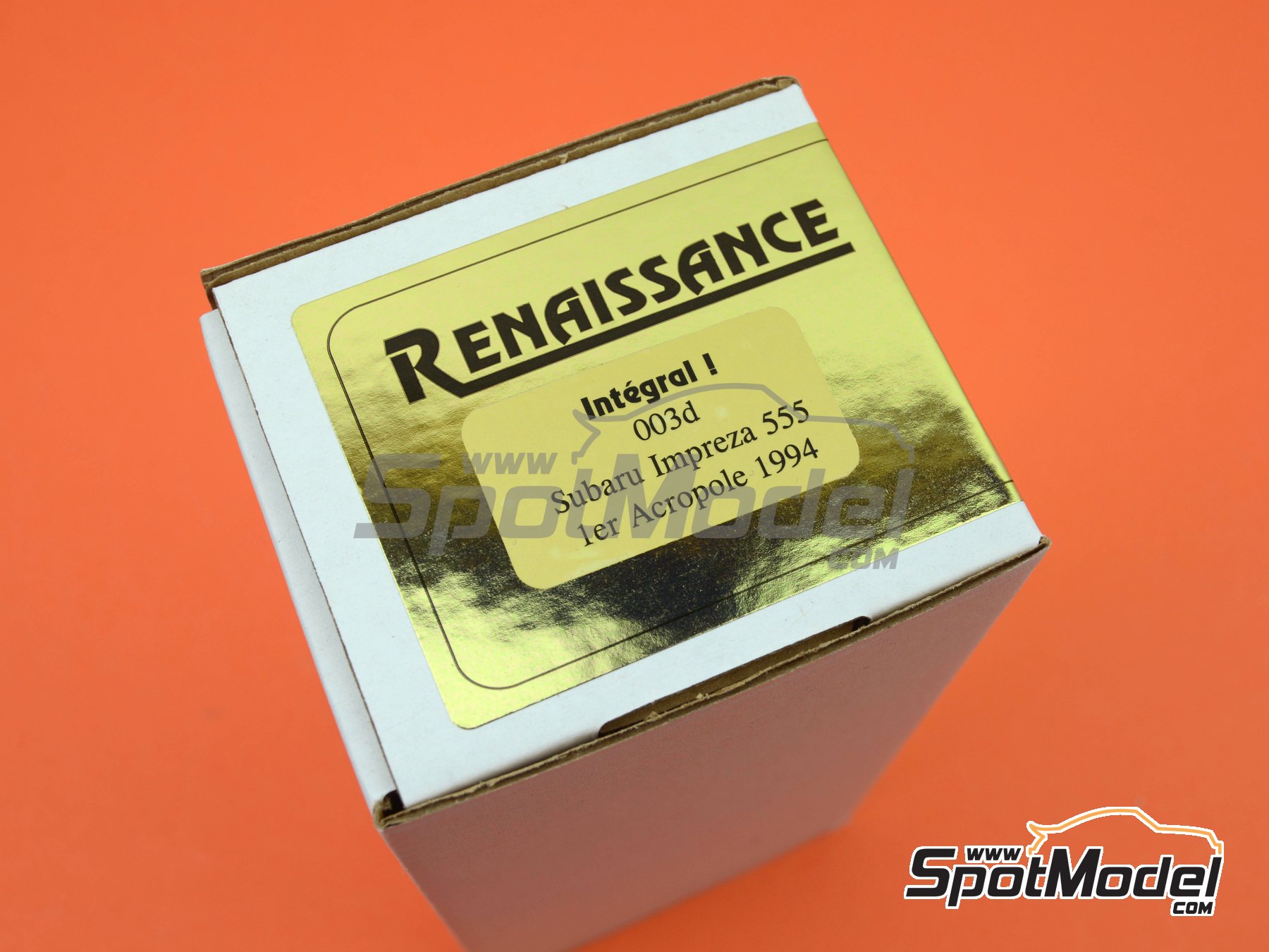 Image 7: Subaru Impreza WRX 555 Subaru World Rally Team - Acropolis Rally 1994 | Car scale model kit in 1/43 scale manufactured by Renaissance Models (ref.&nbsp;003D)