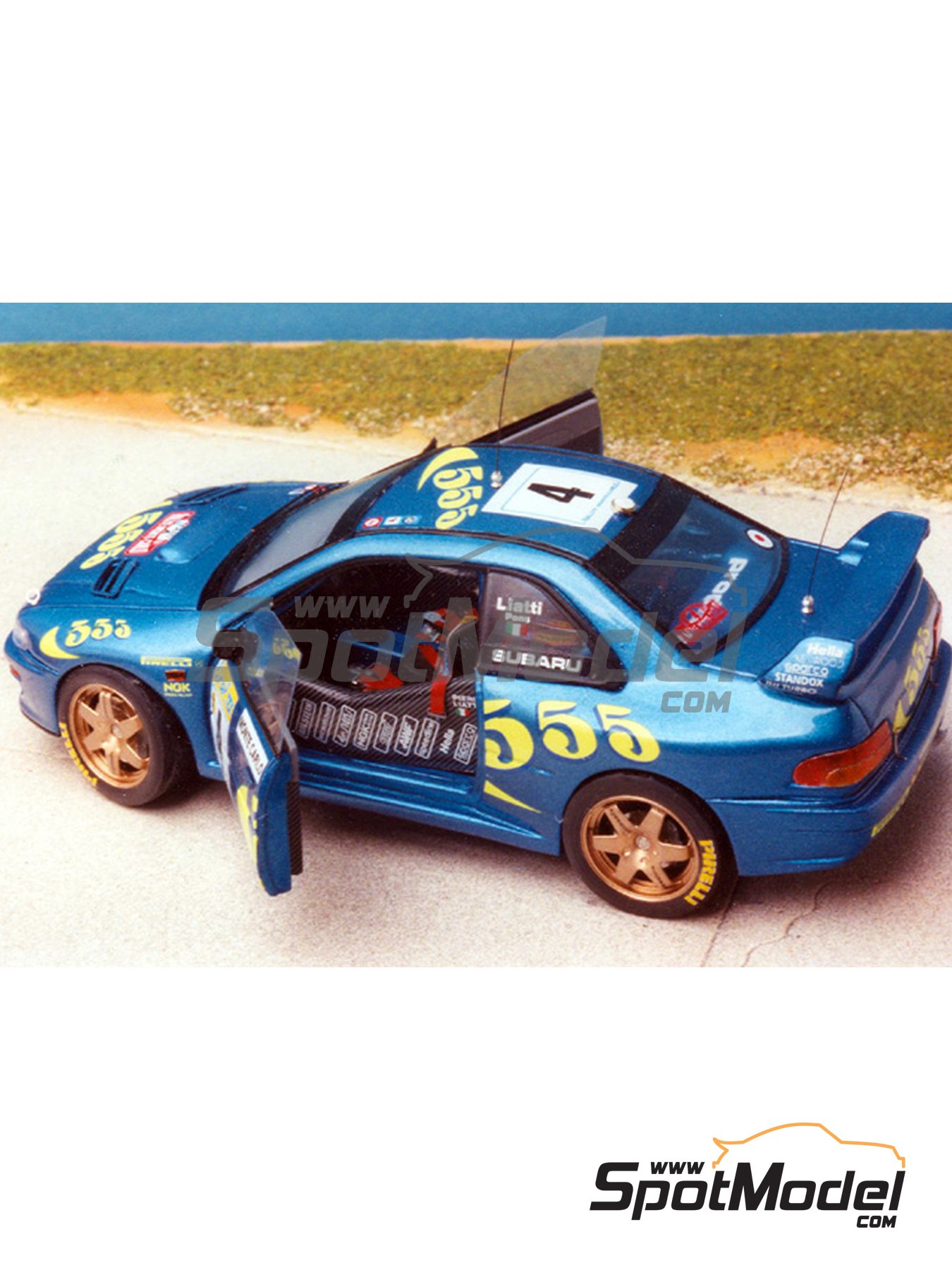 DECALS 1/10 REF 136 SUBARU IMPREZA WRC KREMER RALLYE MONTE CARLO 1998 RALLY 