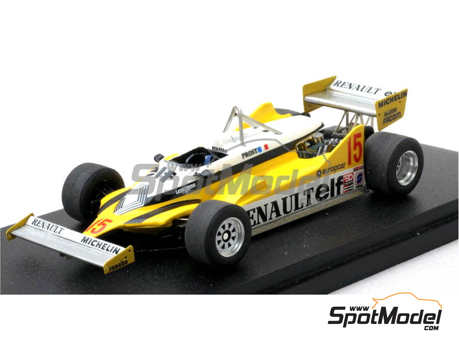 F1 DECAL 1/43 RENAULT R30-32 1981 PROST-ARNOUX  FDS AUTOMODELLI 