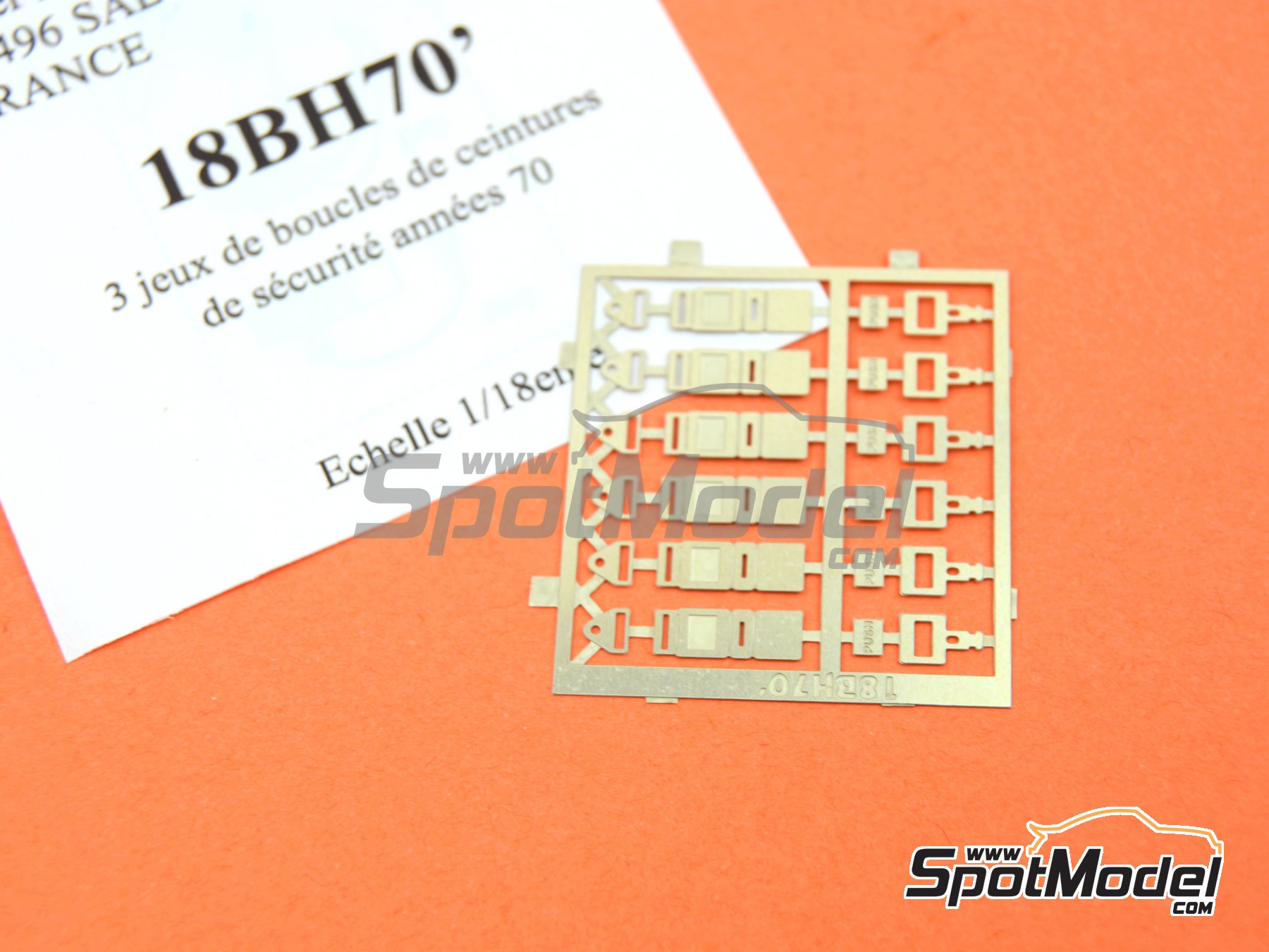 Image 5: Seatbelts 70s | Seatbelts in 1/18 scale manufactured by Renaissance Models (ref.&nbsp;18BH70)