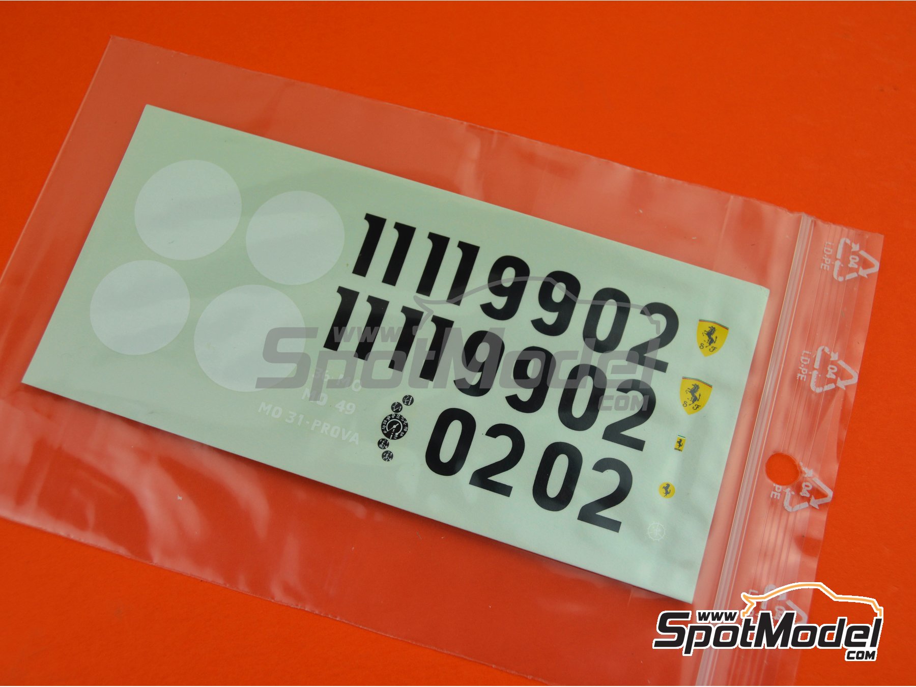 Image 10: Ferrari 250 Testa Rossa TR59/60 - 24 Hours Le Mans 1960 | Car scale model kit in 1/24 scale manufactured by Renaissance Models (ref.&nbsp;24-08, also 24/08)