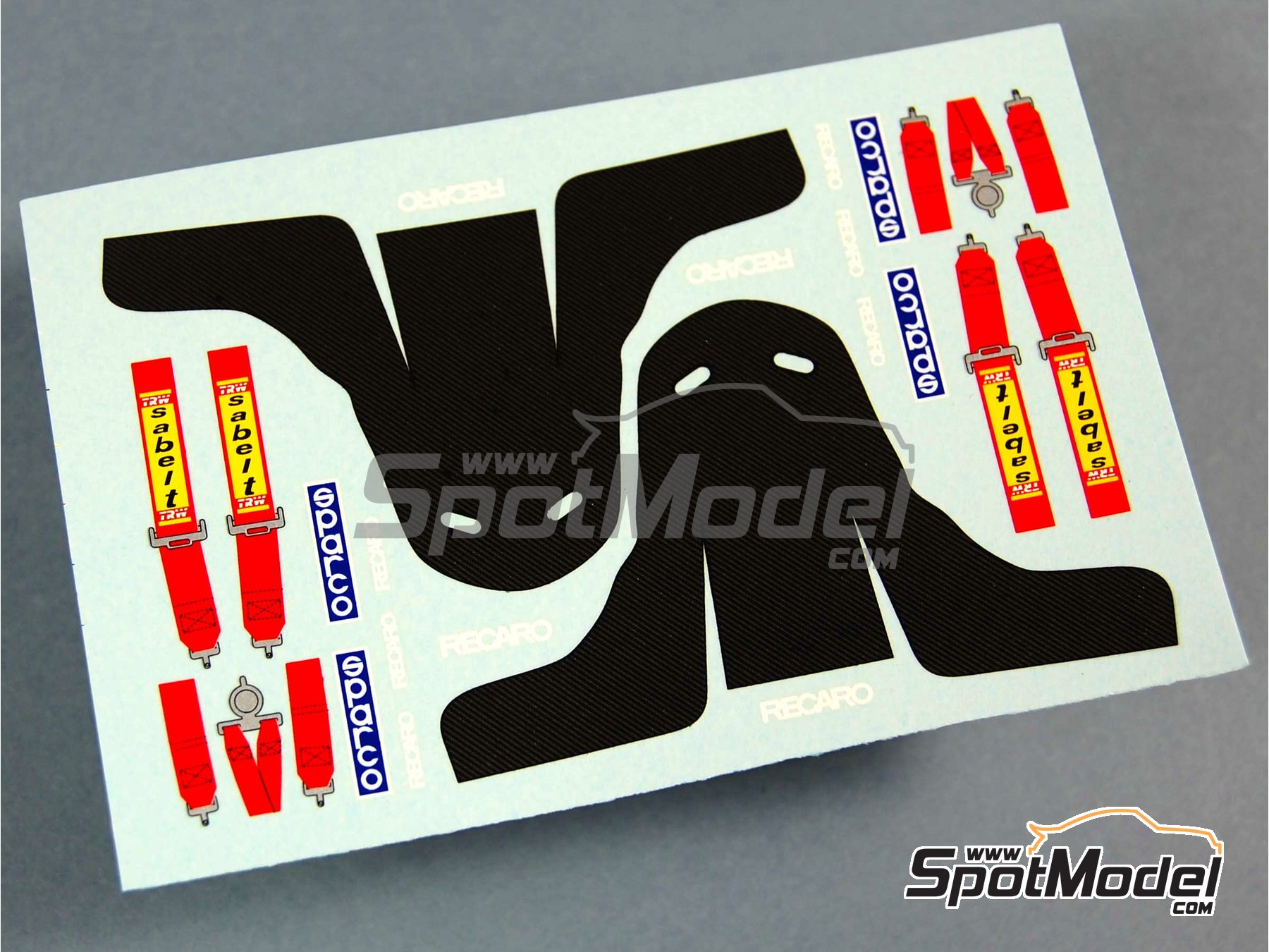 Image 3: Baquet Recaro para rally | Asientos en escala 1/24 fabricado por Renaissance Models (ref. 24BAZ2)