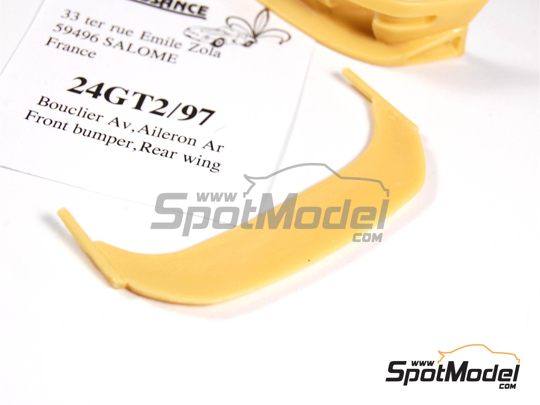 Image 3: Porsche 911 993 GT2 - Spoiler y aleron -  1997 | Transkit en escala 1/24 fabricado por Renaissance Models (ref. 24GT2-97)