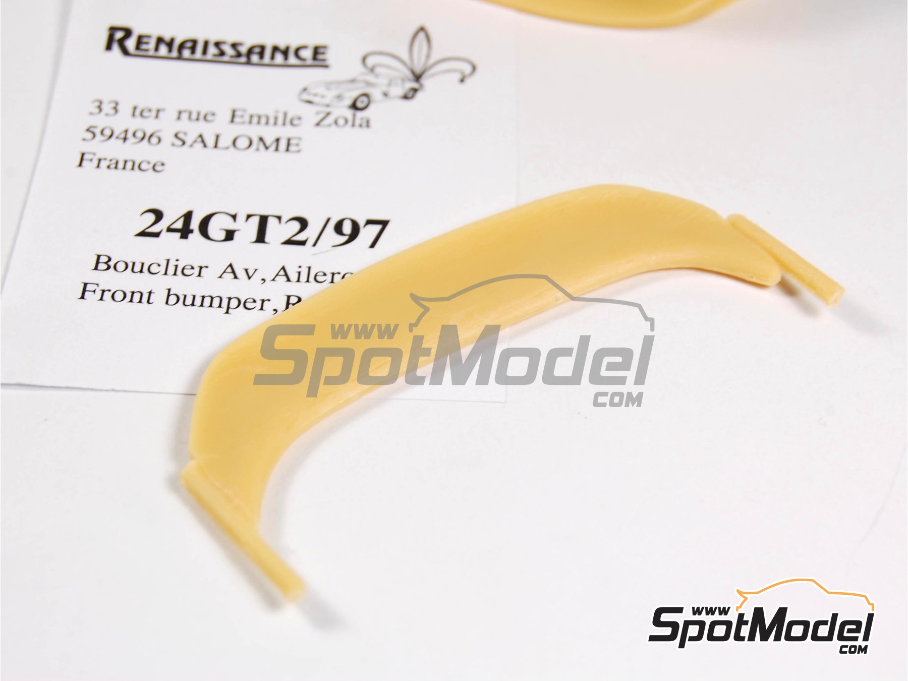 Image 4: Porsche 911 993 GT2 - Spoiler y aleron -  1997 | Transkit en escala 1/24 fabricado por Renaissance Models (ref. 24GT2-97)