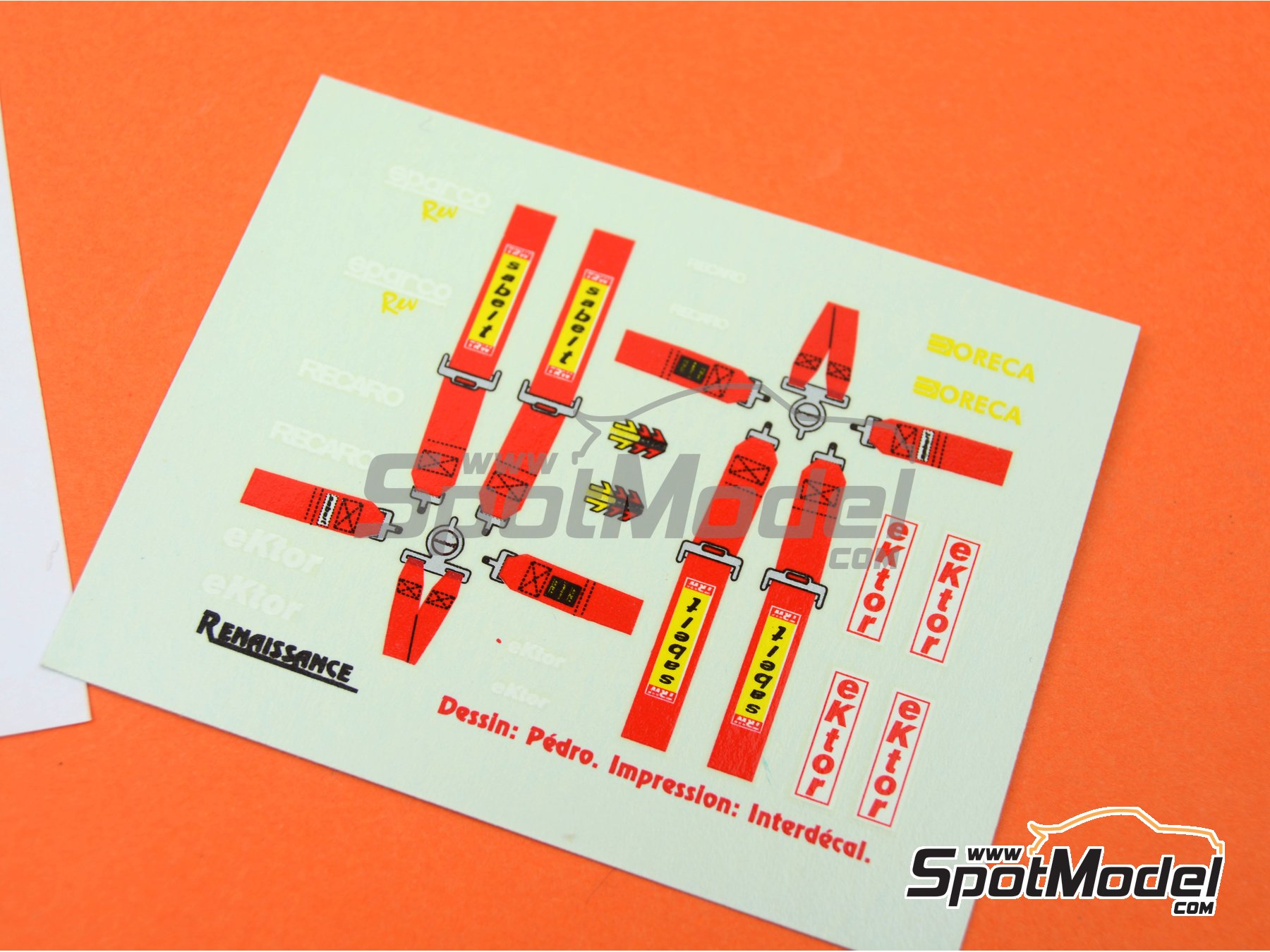 Image 2: Cierres de arnes | Cinturones en escala 1/24 fabricado por Renaissance Models (ref. 24HARDEC, tambien 24HAR/DEC)