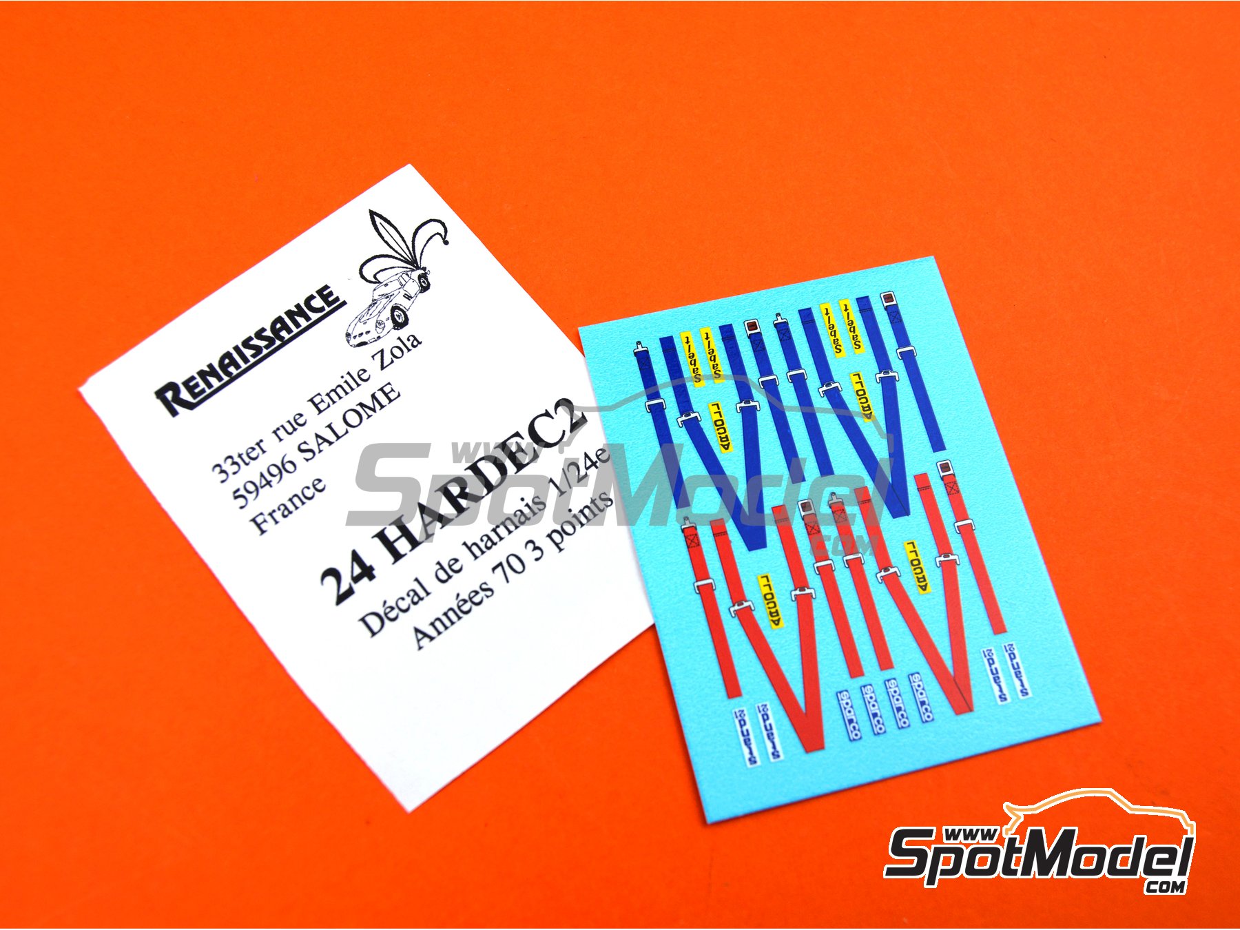 Image 3: Cierres de arnes | Cinturones en escala 1/24 fabricado por Renaissance Models (ref. 24HARDEC2)